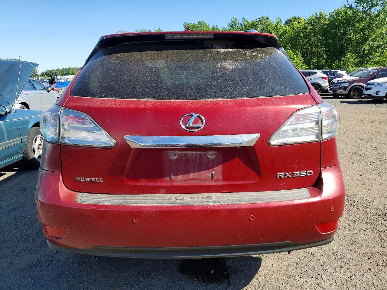 2011 Lexus Rx 350 Красный vin: 2T2ZK1BA5BC051852