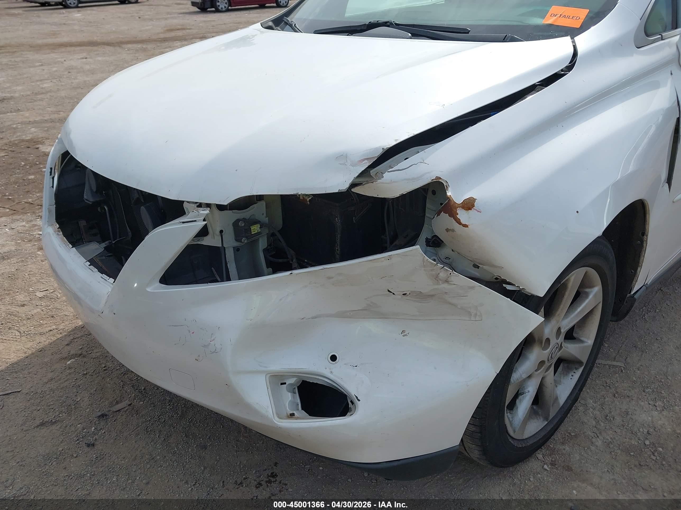 2011 Lexus Rx 350   White vin: 2T2ZK1BA5BC063130
