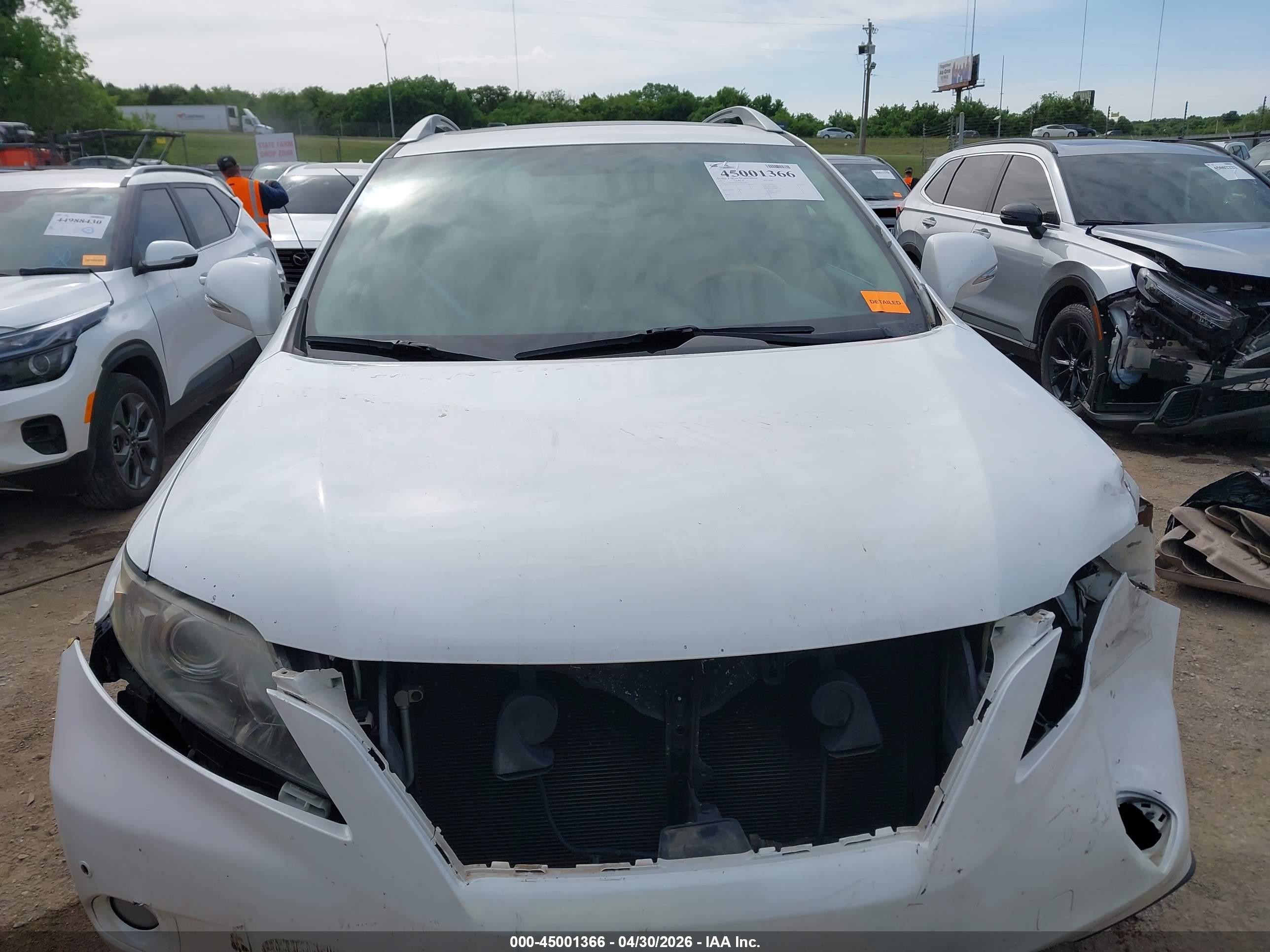 2011 Lexus Rx 350   White vin: 2T2ZK1BA5BC063130