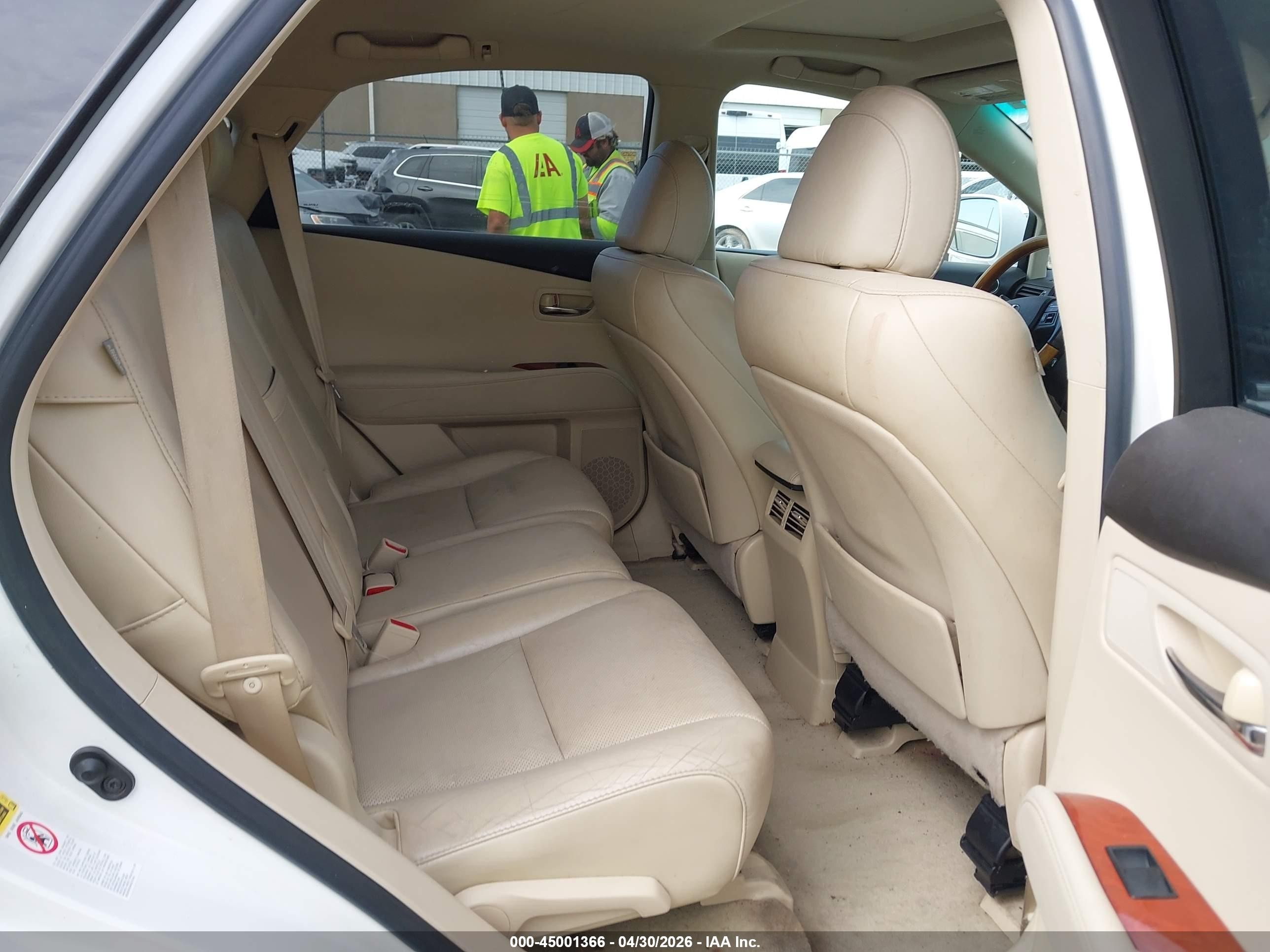2011 Lexus Rx 350   White vin: 2T2ZK1BA5BC063130