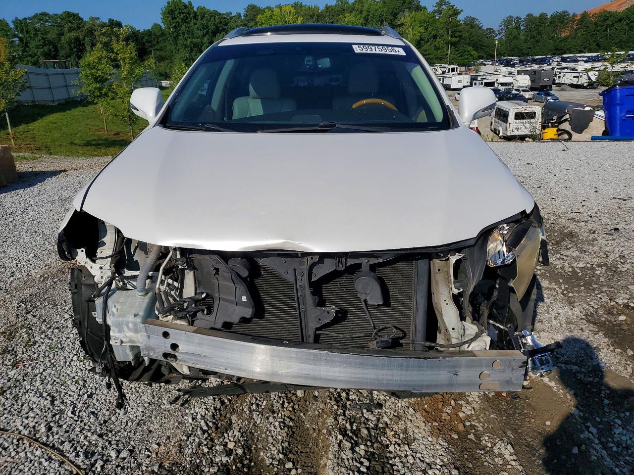 2012 Lexus Rx 350 White vin: 2T2ZK1BA5CC069642