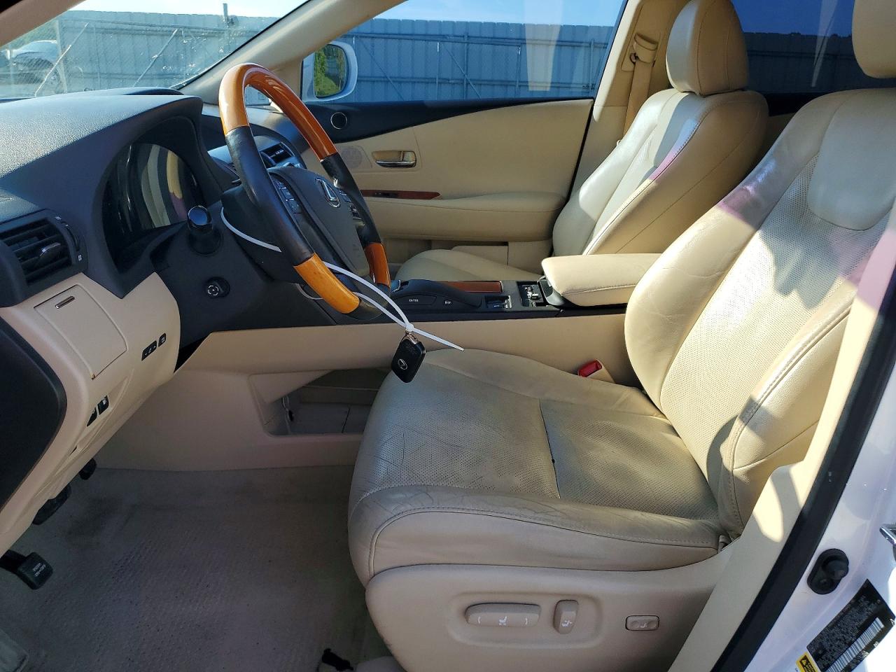 2012 Lexus Rx 350 White vin: 2T2ZK1BA5CC069642