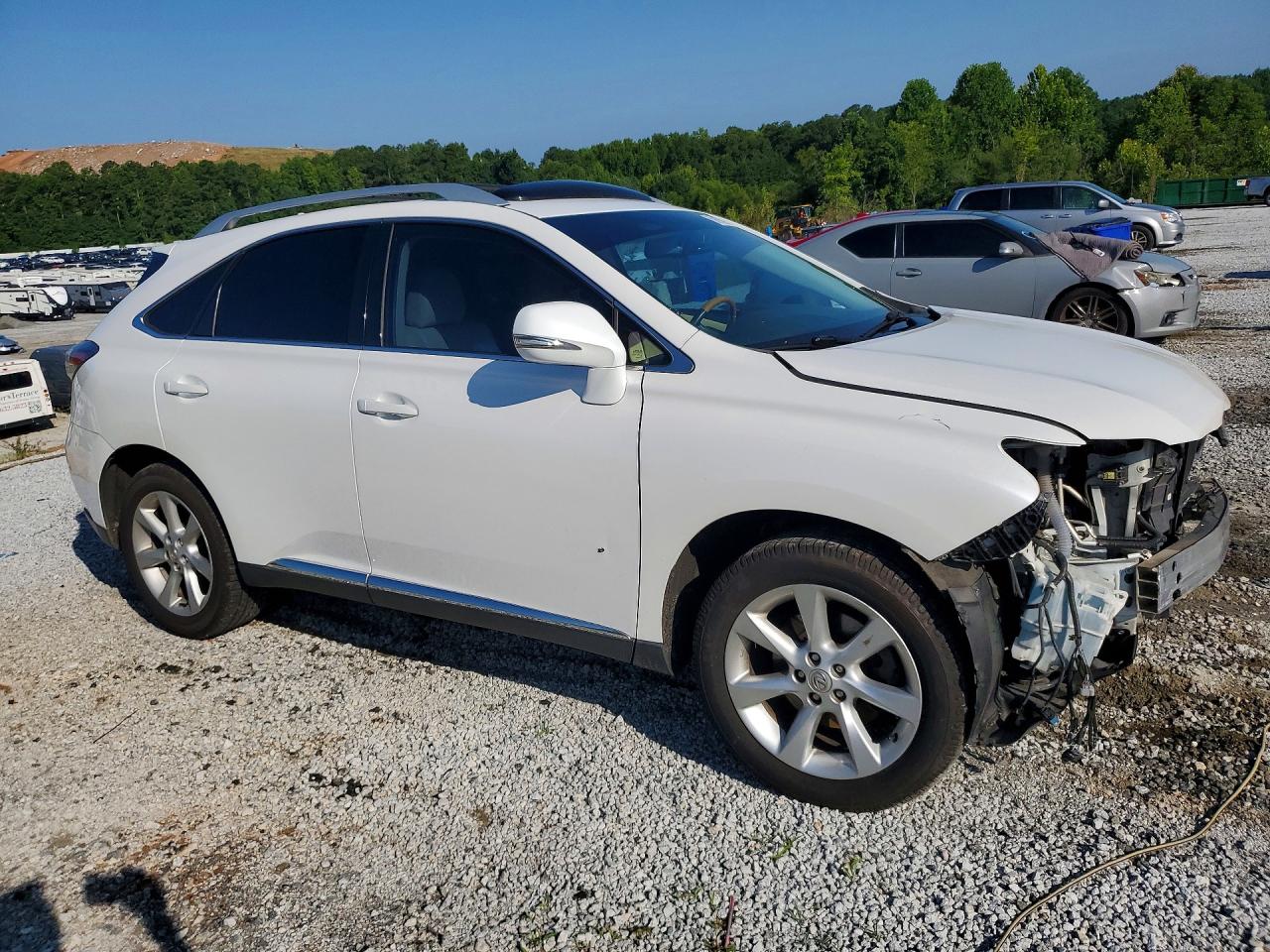 2012 Lexus Rx 350 White vin: 2T2ZK1BA5CC069642