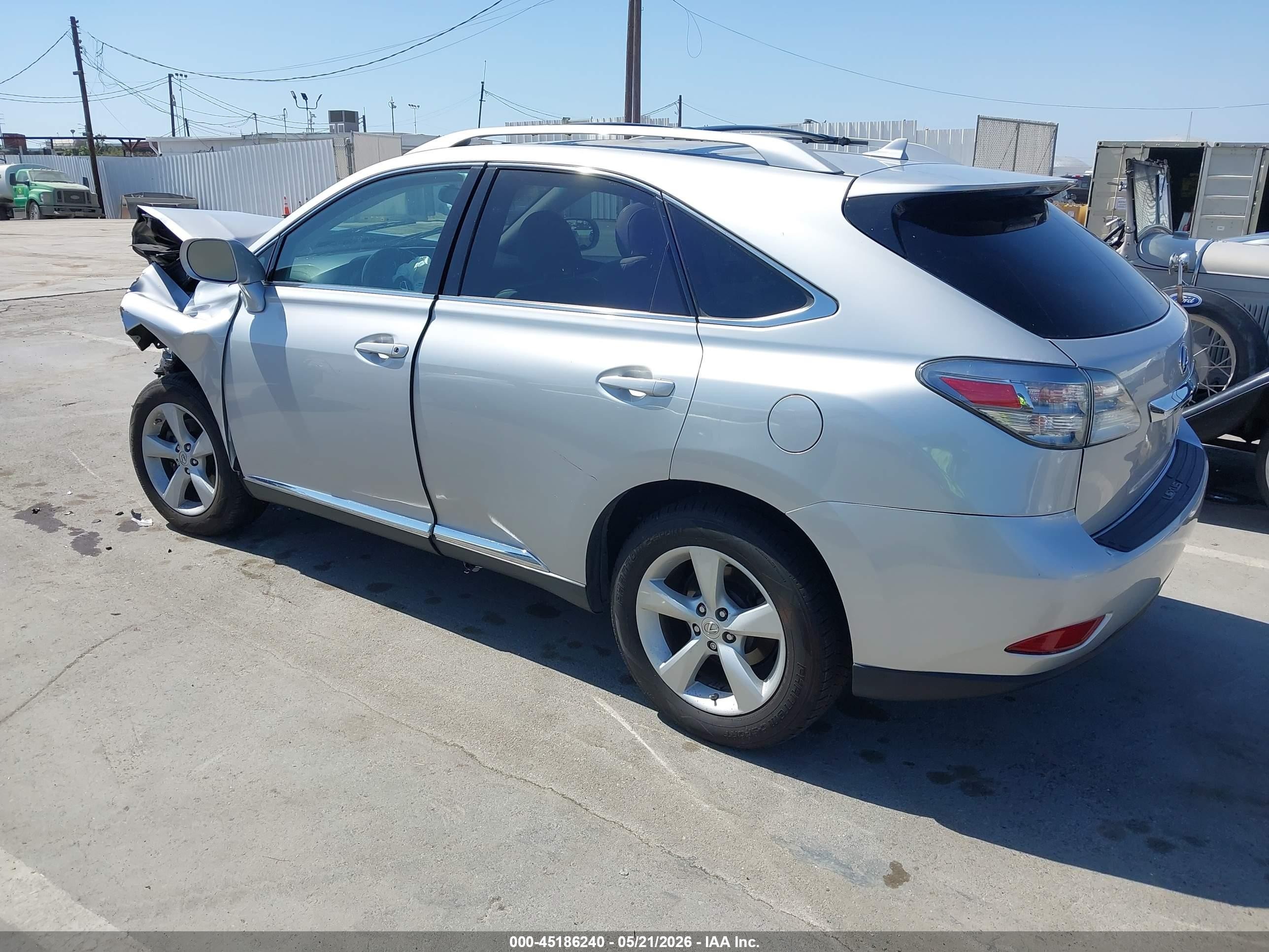 2012 Lexus Rx 350   Серебряный vin: 2T2ZK1BA5CC072587