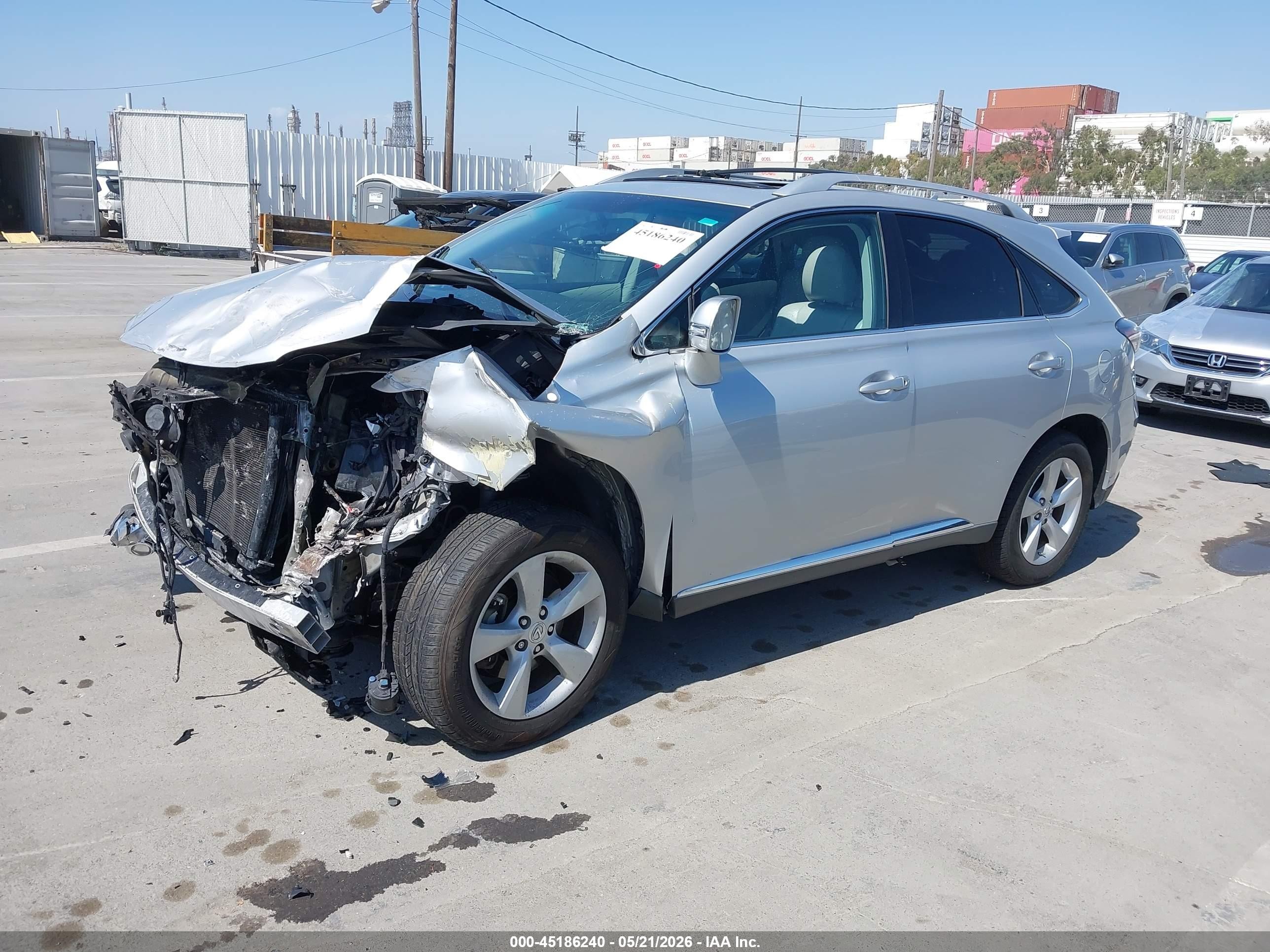 2012 Lexus Rx 350   Серебряный vin: 2T2ZK1BA5CC072587