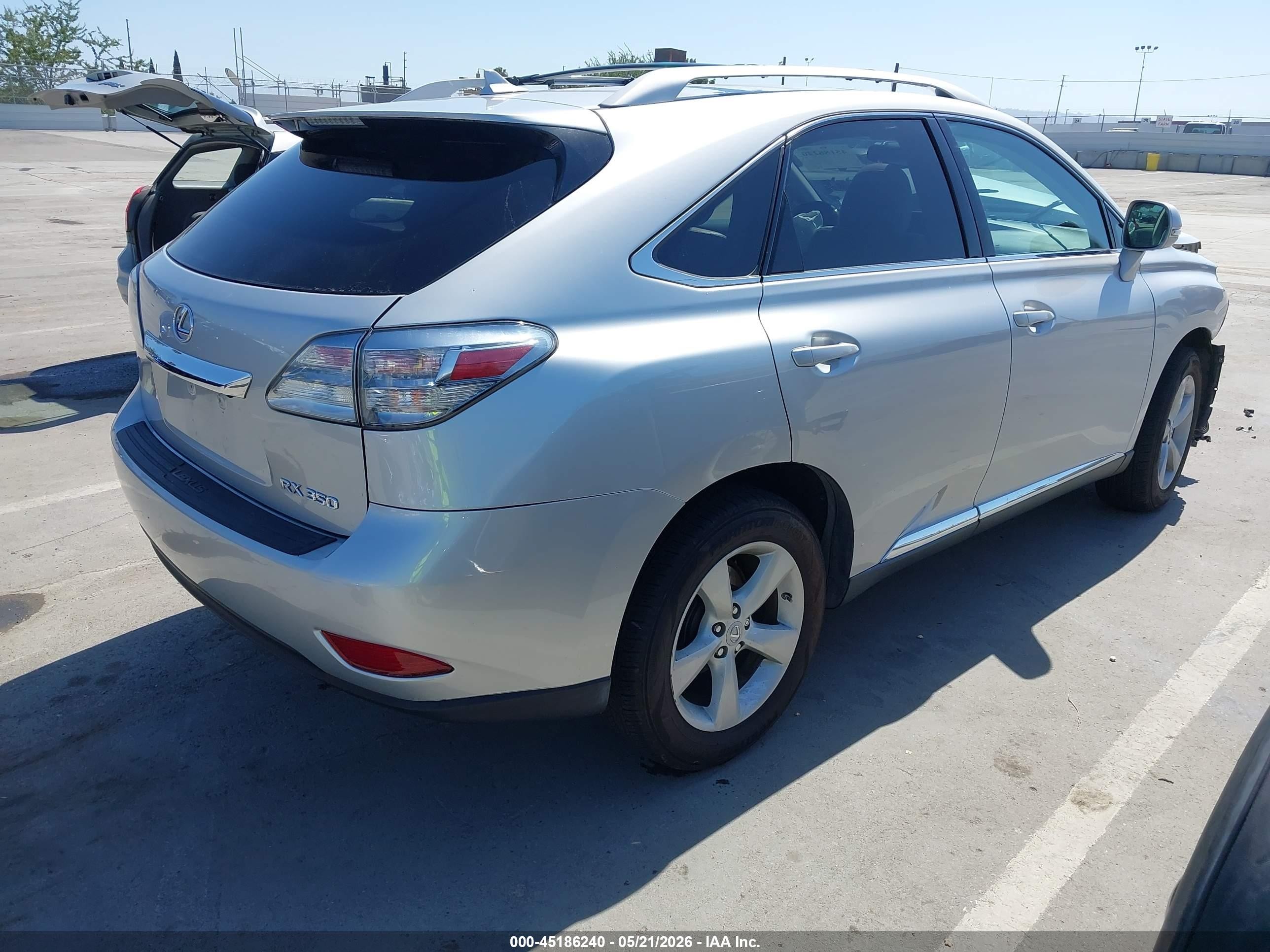 2012 Lexus Rx 350   Серебряный vin: 2T2ZK1BA5CC072587