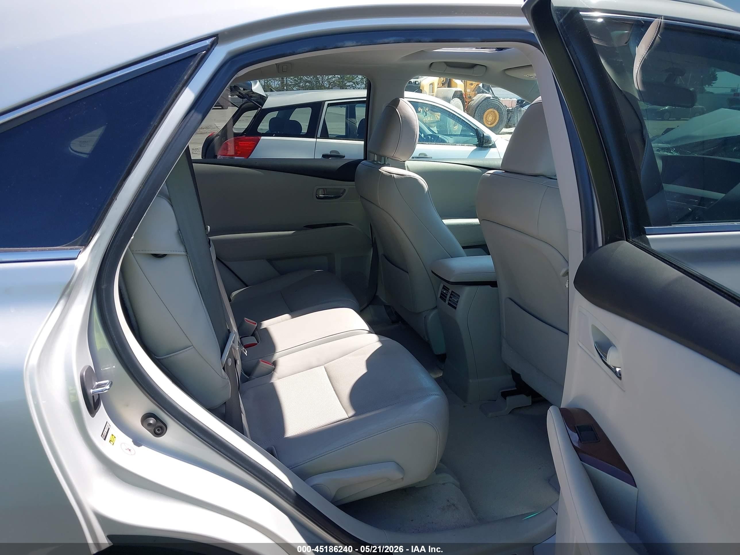 2012 Lexus Rx 350   Серебряный vin: 2T2ZK1BA5CC072587