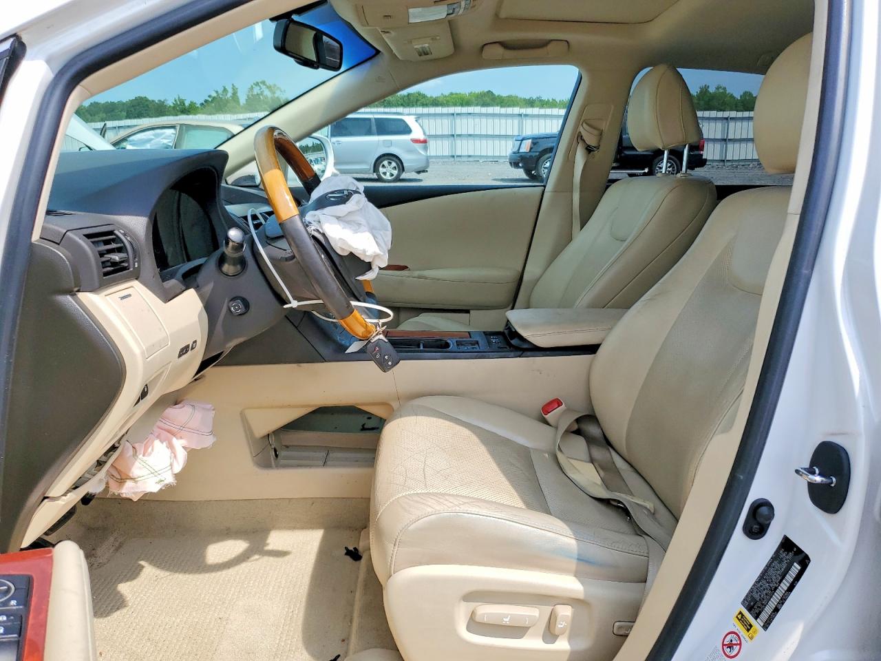 2012 Lexus Rx 350 White vin: 2T2ZK1BA5CC075019