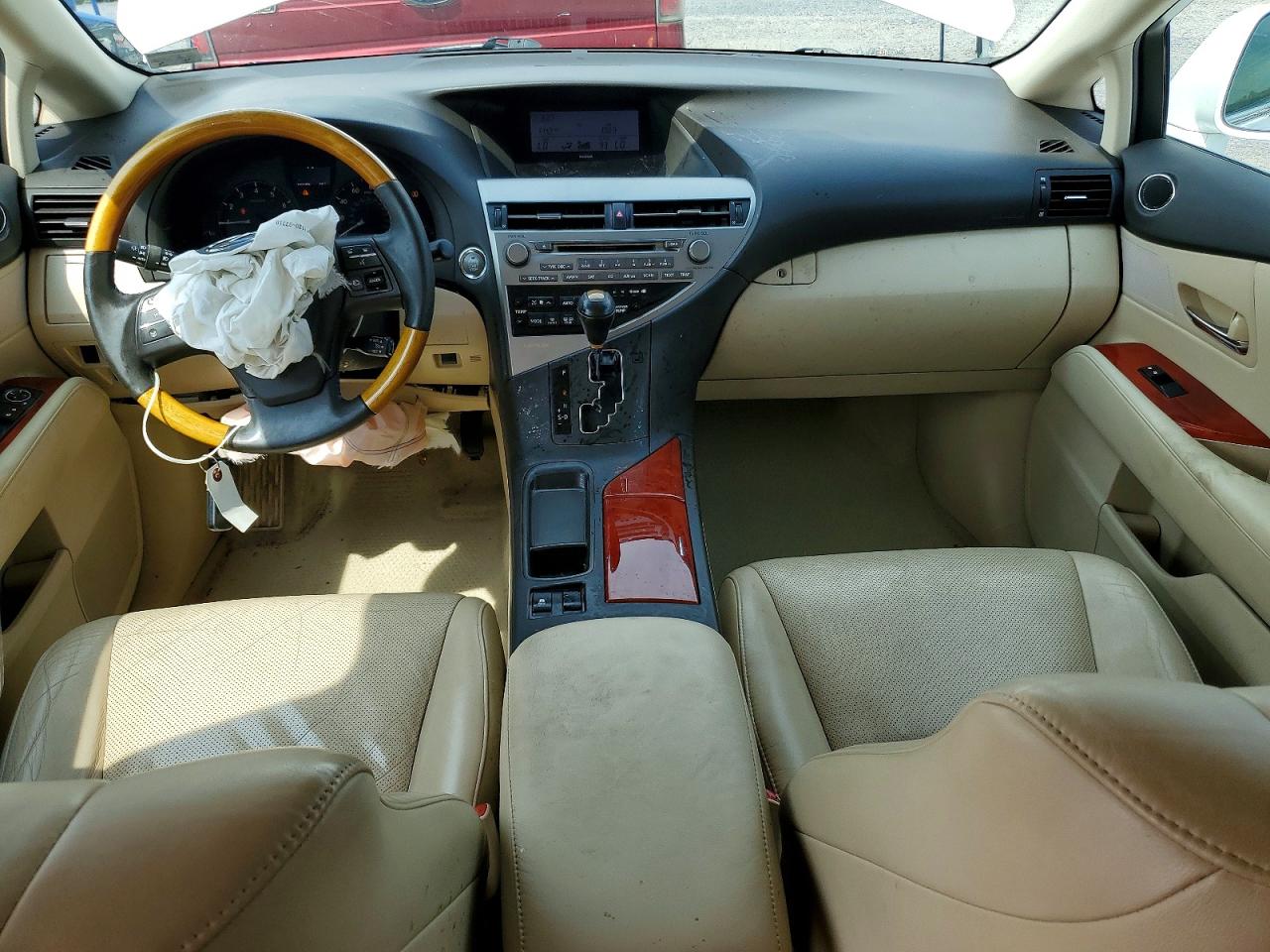 2012 Lexus Rx 350 White vin: 2T2ZK1BA5CC075019