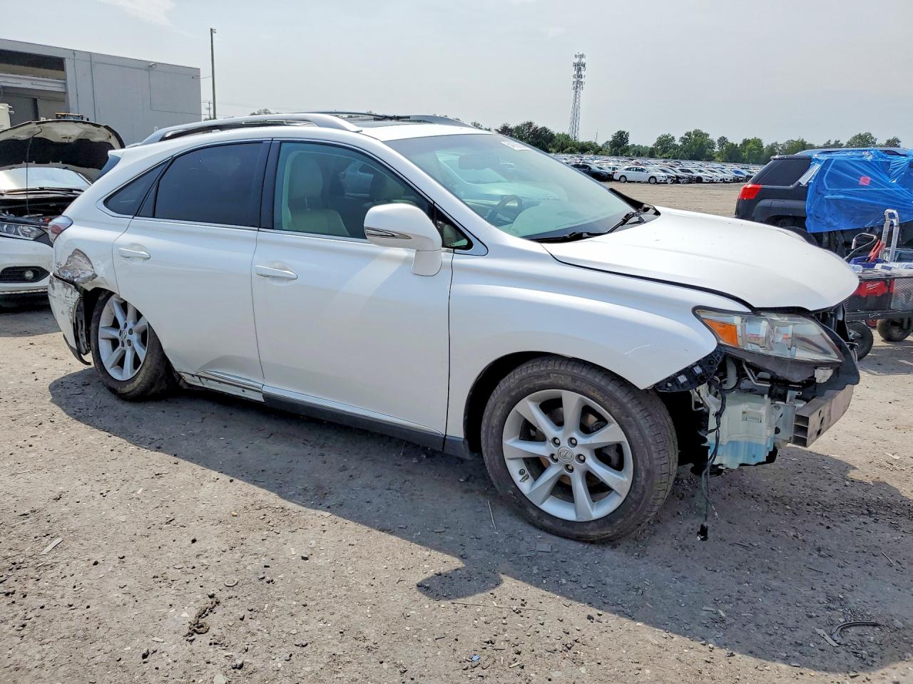2012 Lexus Rx 350 White vin: 2T2ZK1BA5CC075019