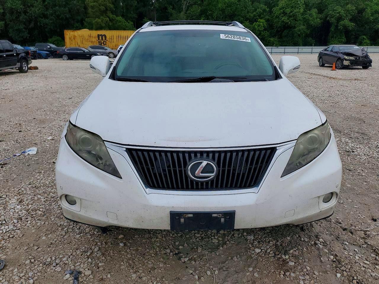 2012 Lexus Rx 350 White vin: 2T2ZK1BA5CC075750