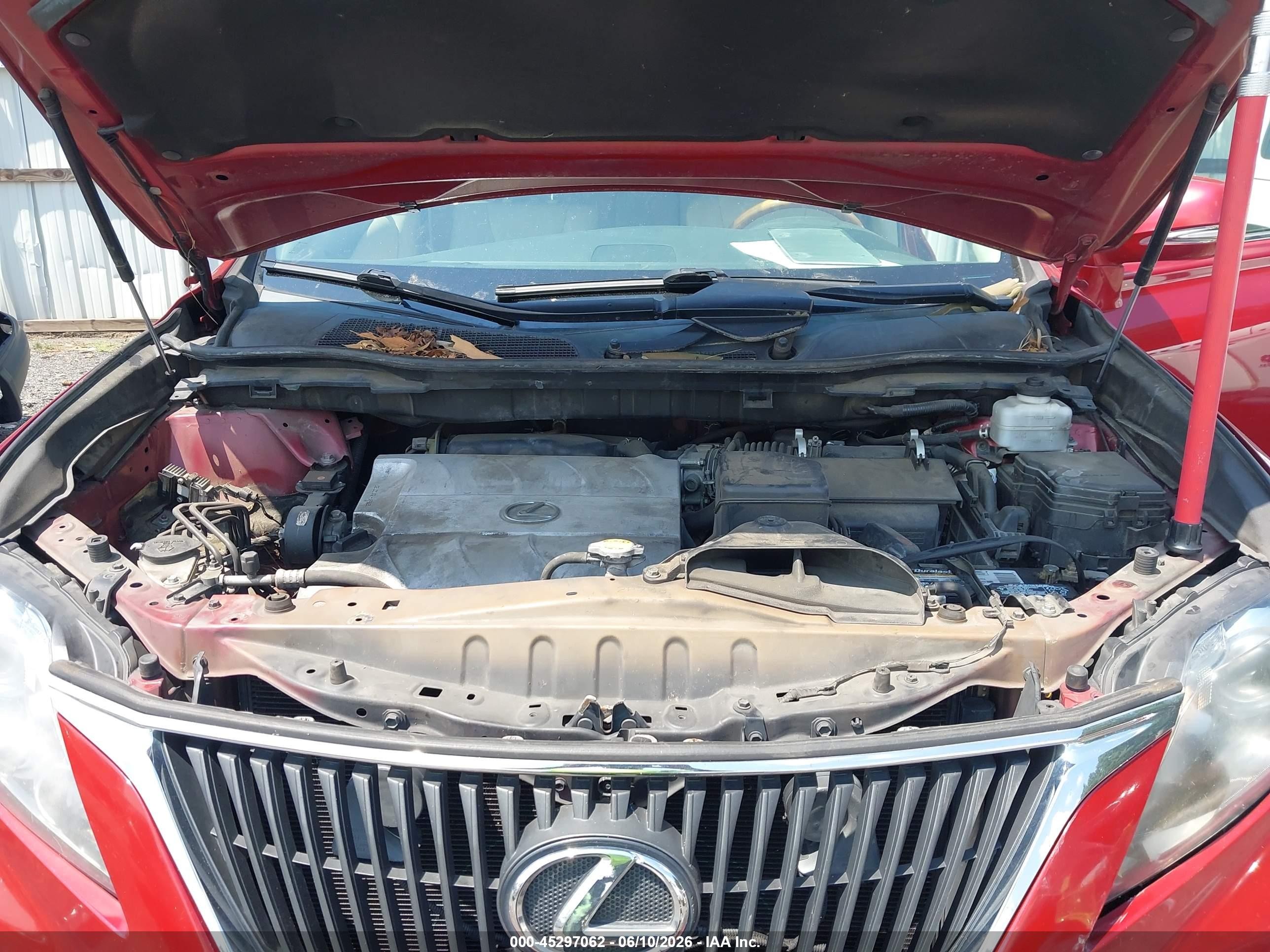 2012 Lexus Rx 350 Red vin: 2T2ZK1BA5CC082326