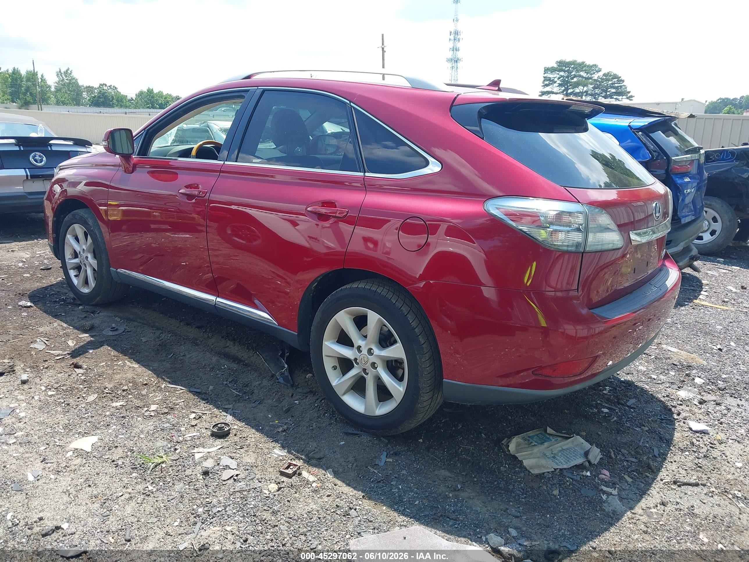 2012 Lexus Rx 350 Red vin: 2T2ZK1BA5CC082326