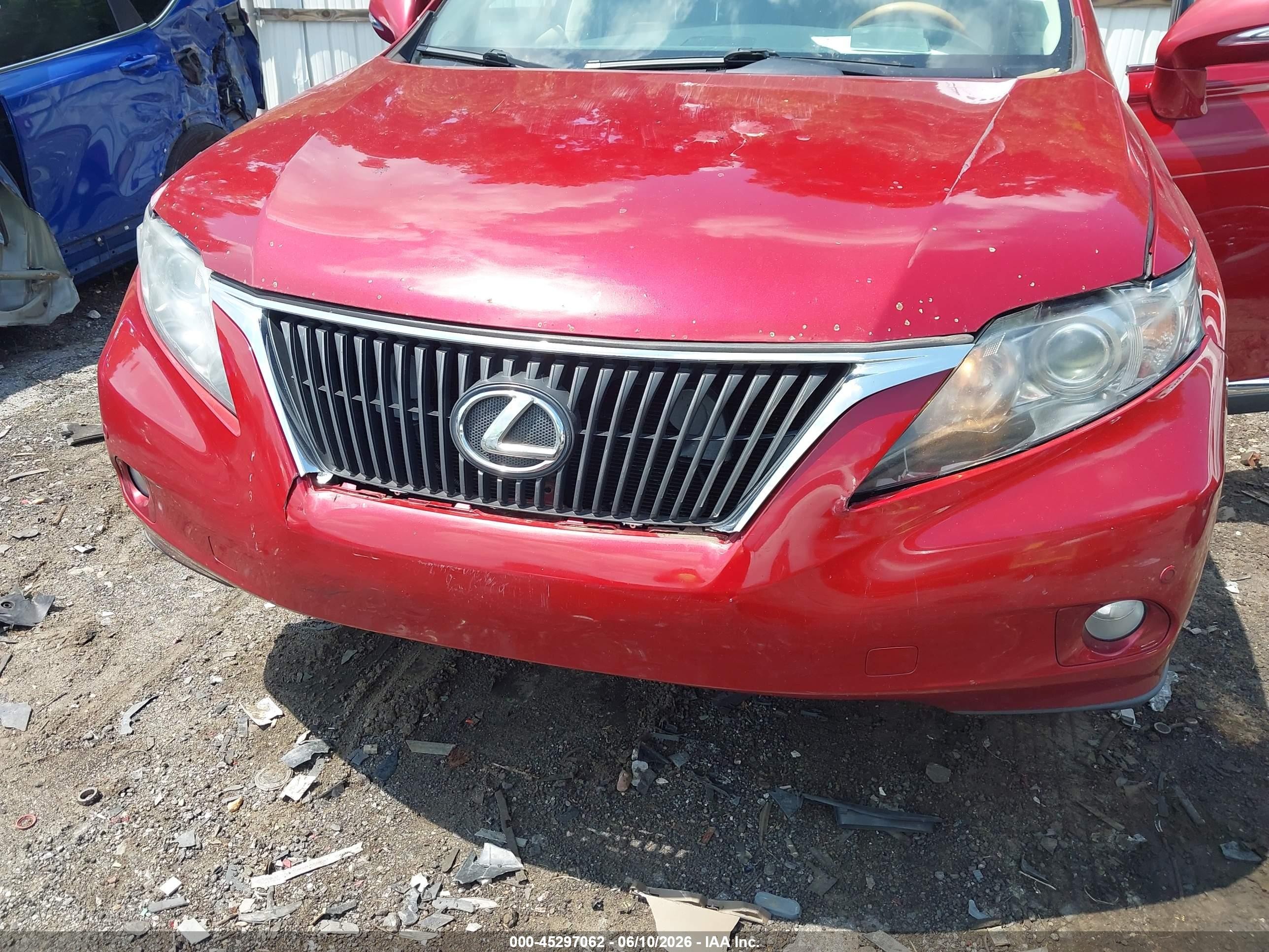 2012 Lexus Rx 350 Red vin: 2T2ZK1BA5CC082326