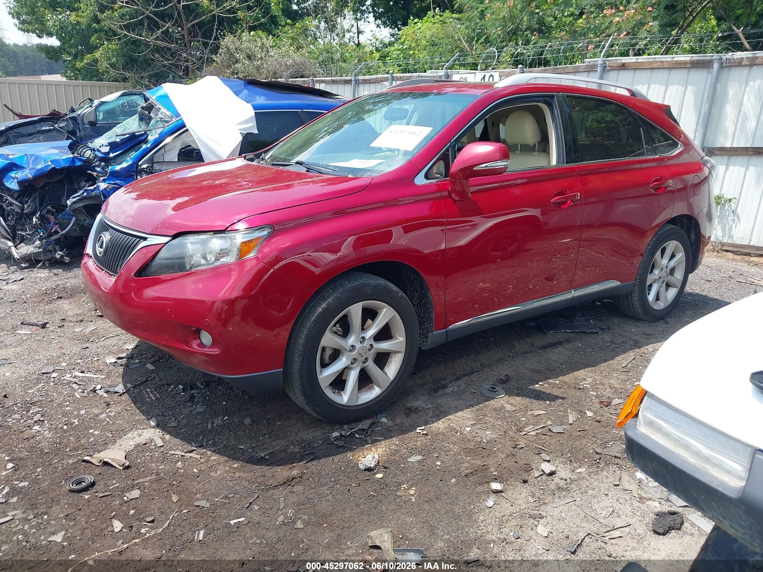2012 Lexus Rx 350 Red vin: 2T2ZK1BA5CC082326