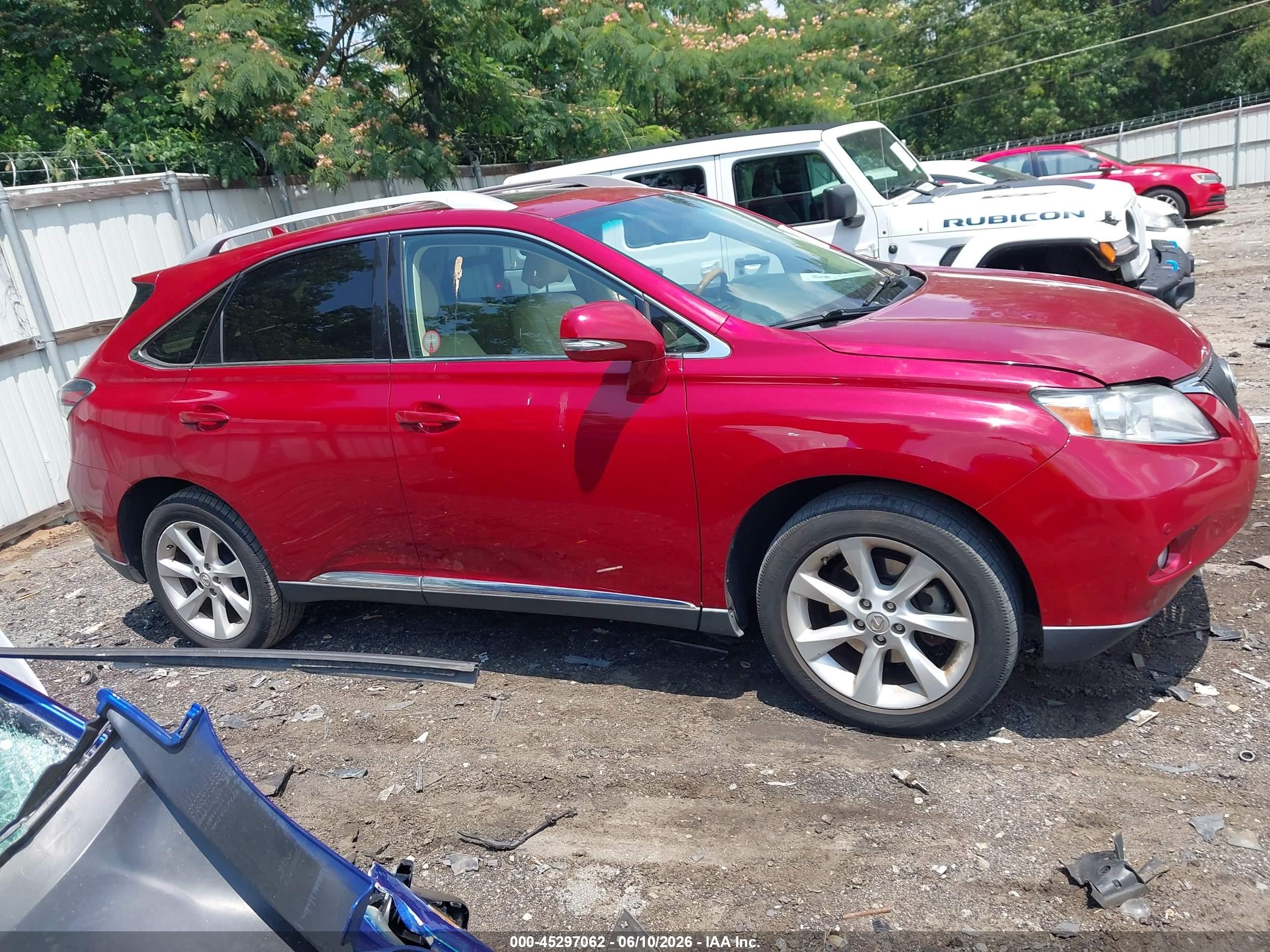 2012 Lexus Rx 350 Red vin: 2T2ZK1BA5CC082326