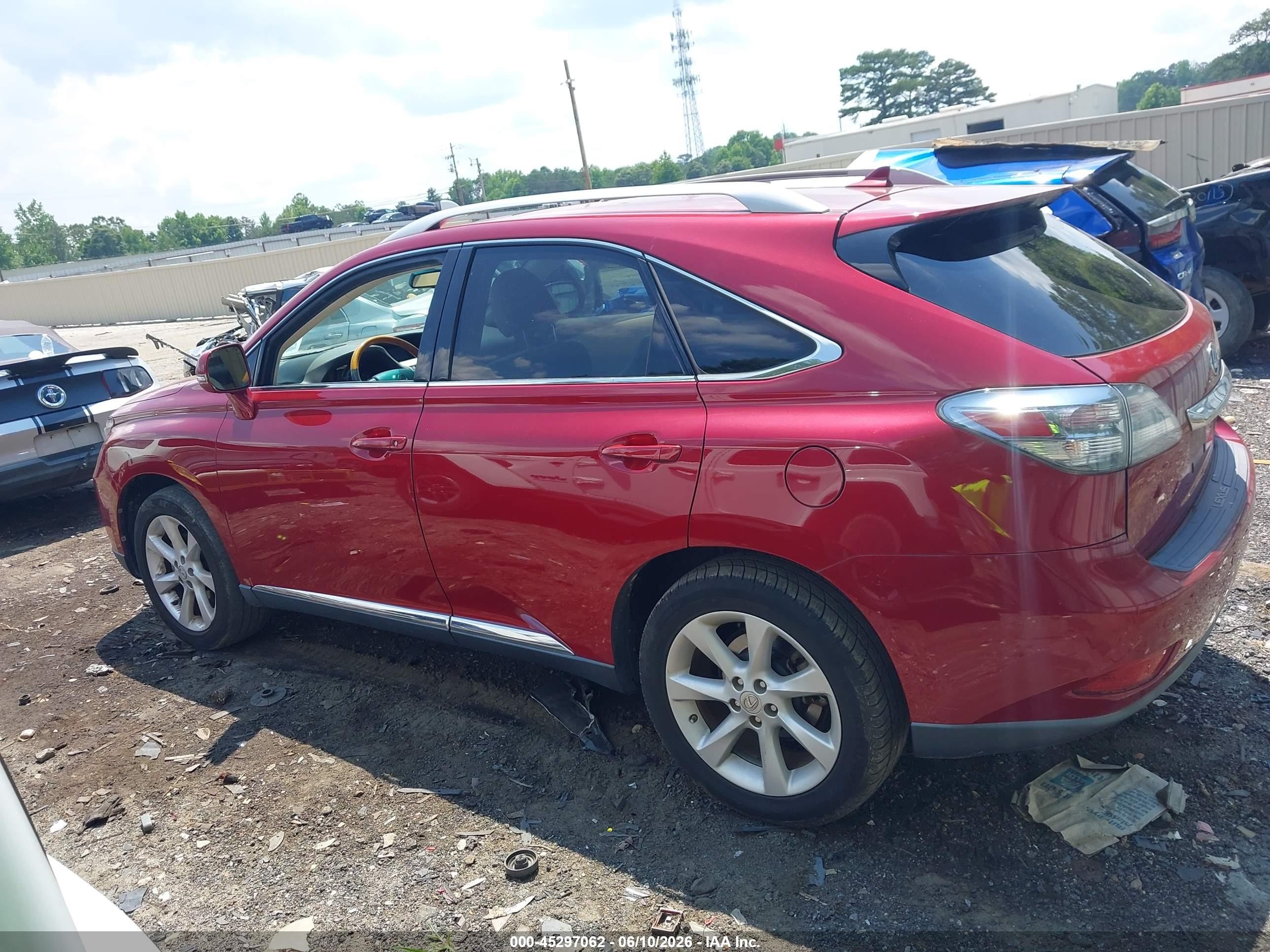 2012 Lexus Rx 350 Red vin: 2T2ZK1BA5CC082326