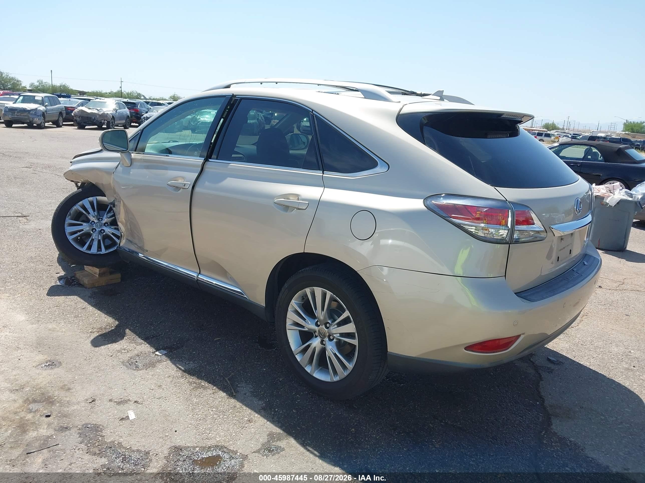 2013 Lexus Rx 350 Champagne vin: 2T2ZK1BA5DC095076