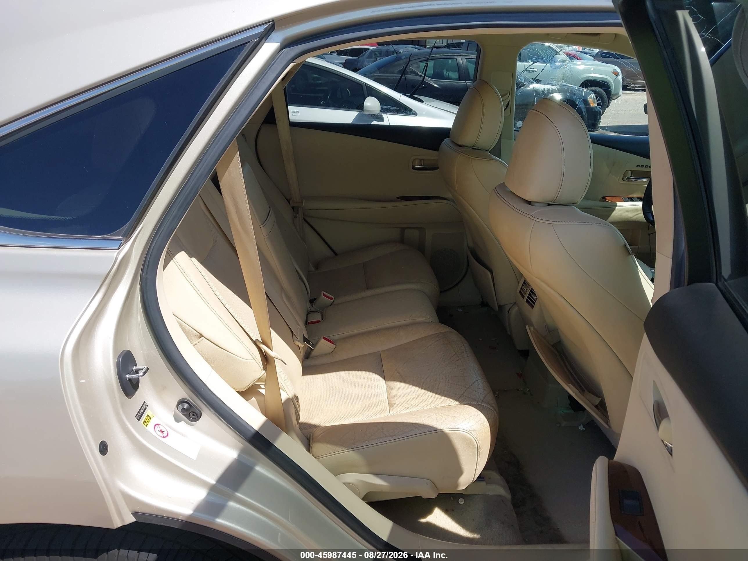 2013 Lexus Rx 350 Champagne vin: 2T2ZK1BA5DC095076