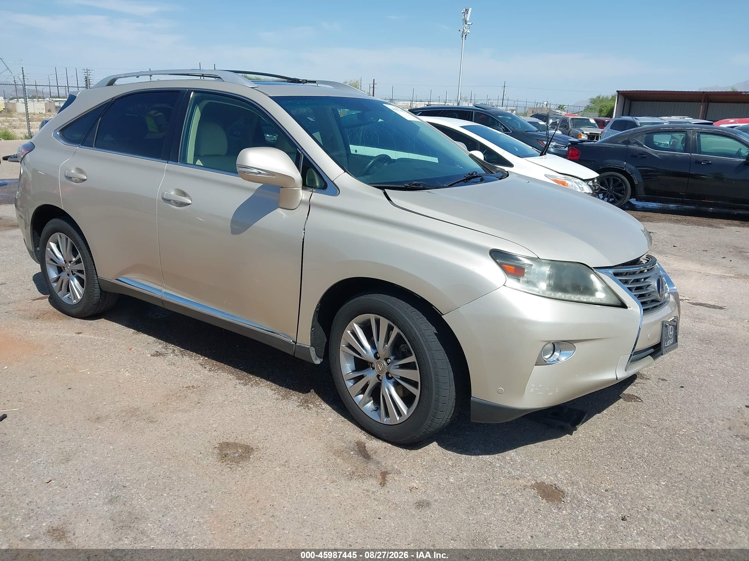 2013 Lexus Rx 350 Champagne vin: 2T2ZK1BA5DC095076