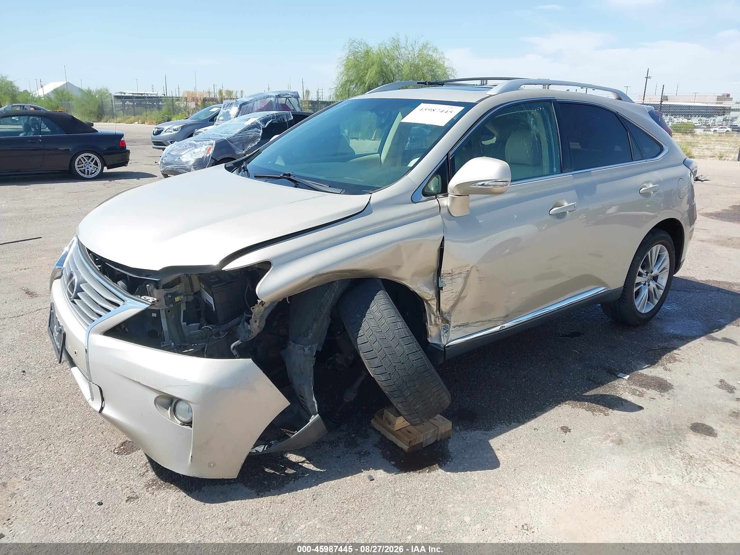 2013 Lexus Rx 350 Champagne vin: 2T2ZK1BA5DC095076