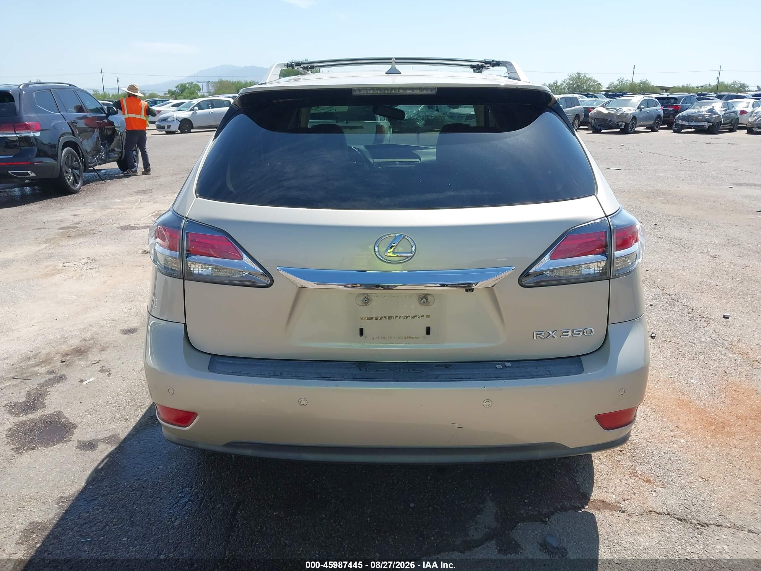 2013 Lexus Rx 350 Champagne vin: 2T2ZK1BA5DC095076