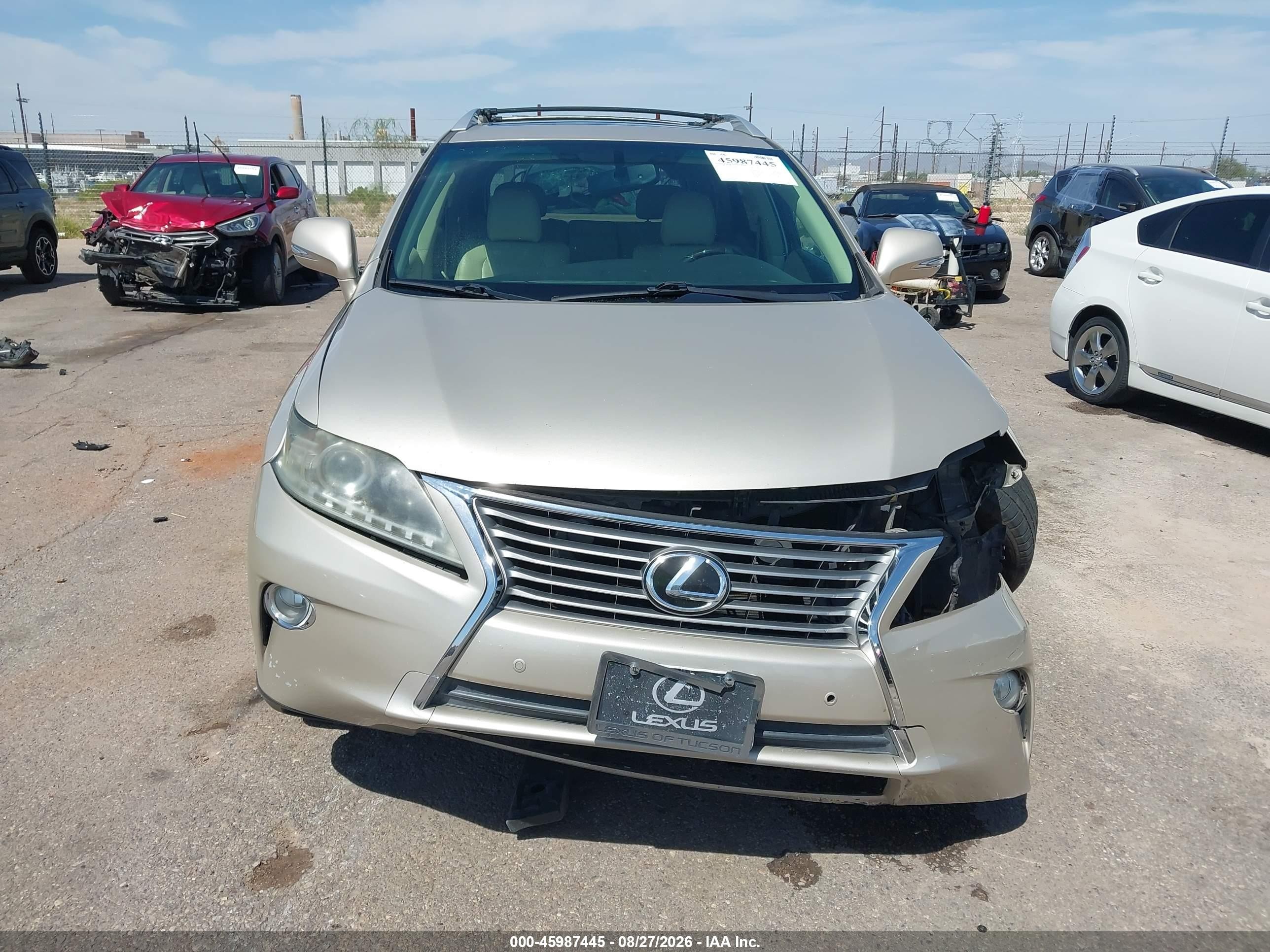 2013 Lexus Rx 350 Champagne vin: 2T2ZK1BA5DC095076
