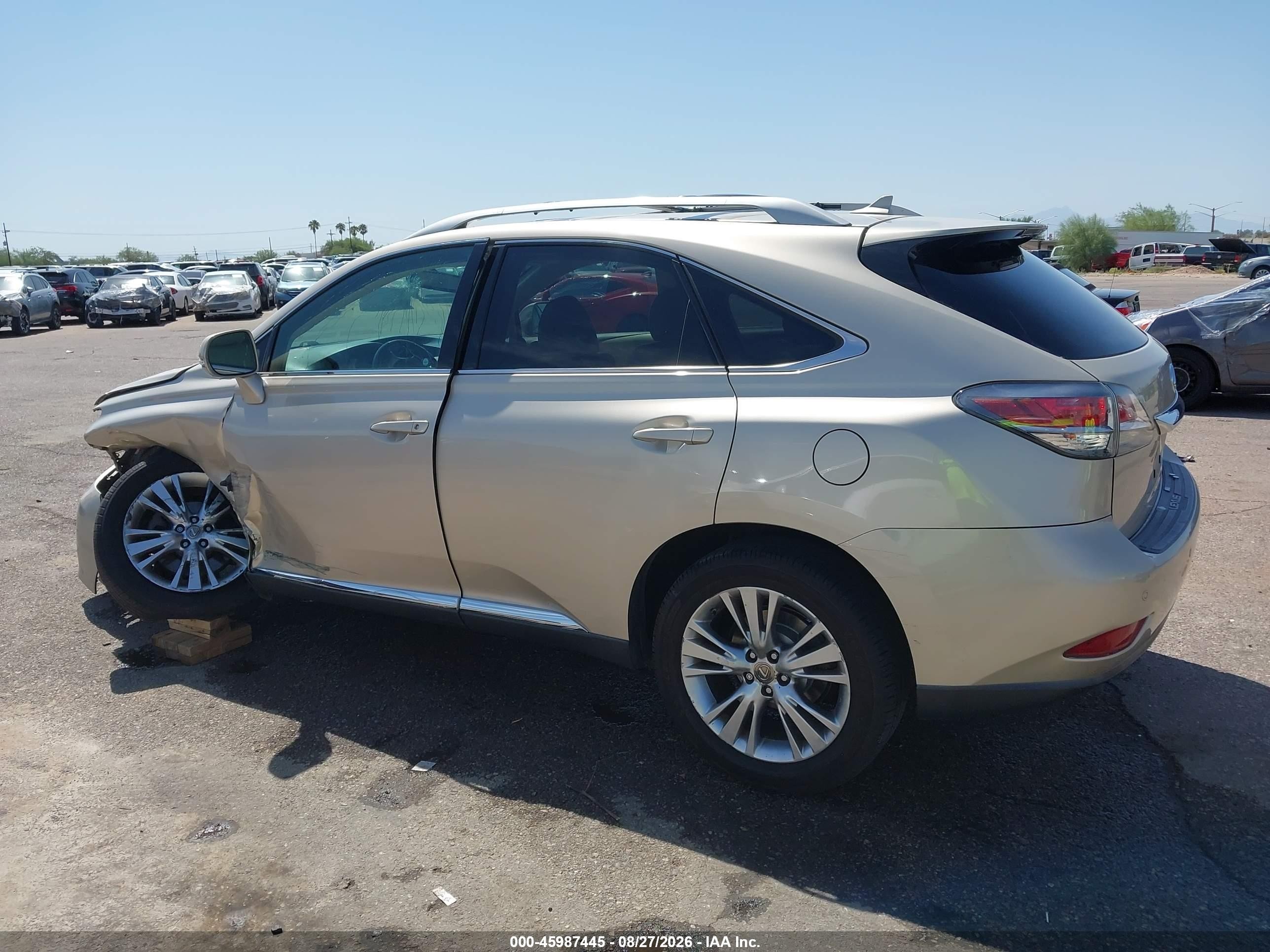 2013 Lexus Rx 350 Champagne vin: 2T2ZK1BA5DC095076