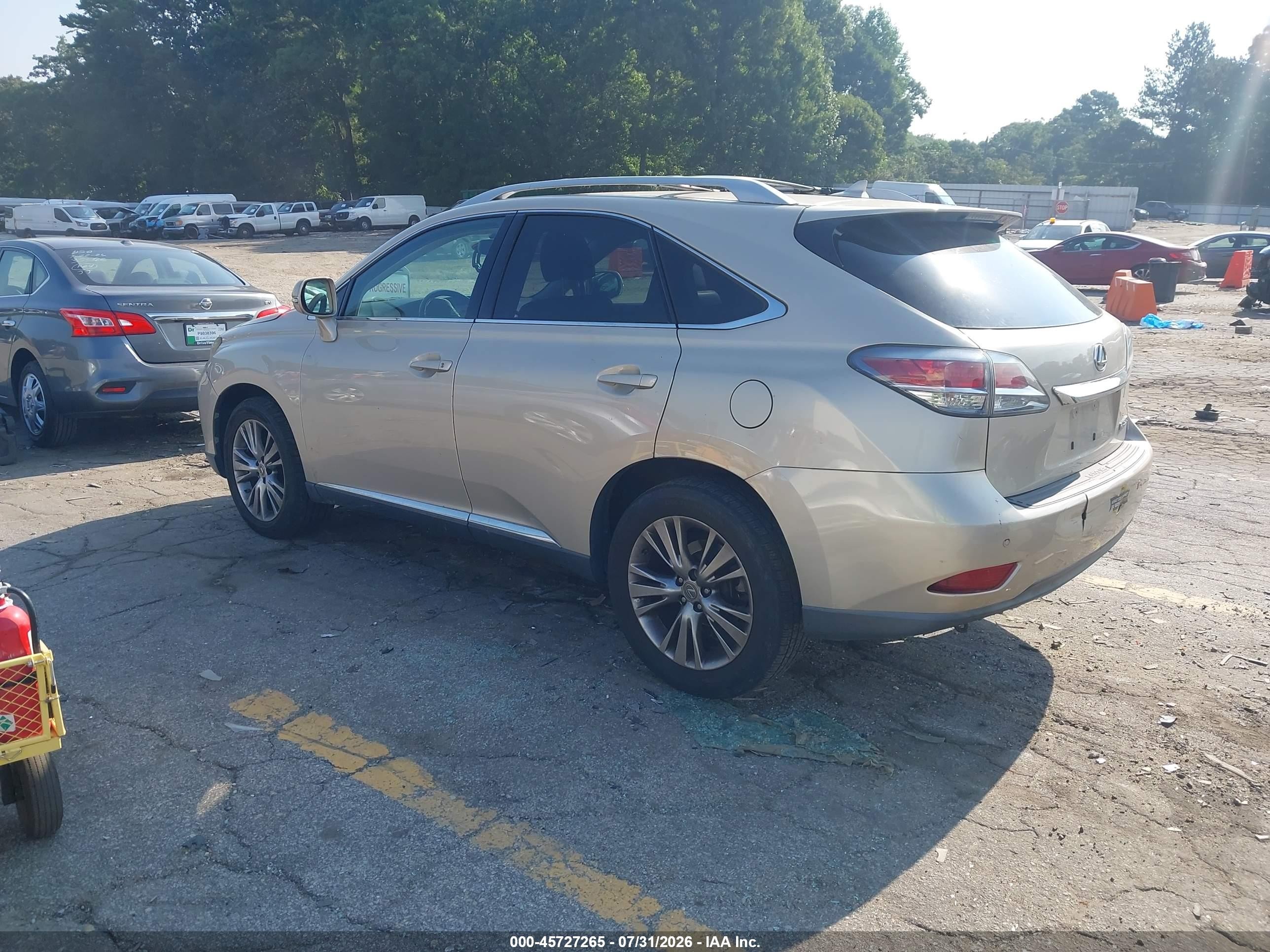2013 Lexus Rx 350   Желто-коричневый vin: 2T2ZK1BA5DC095594