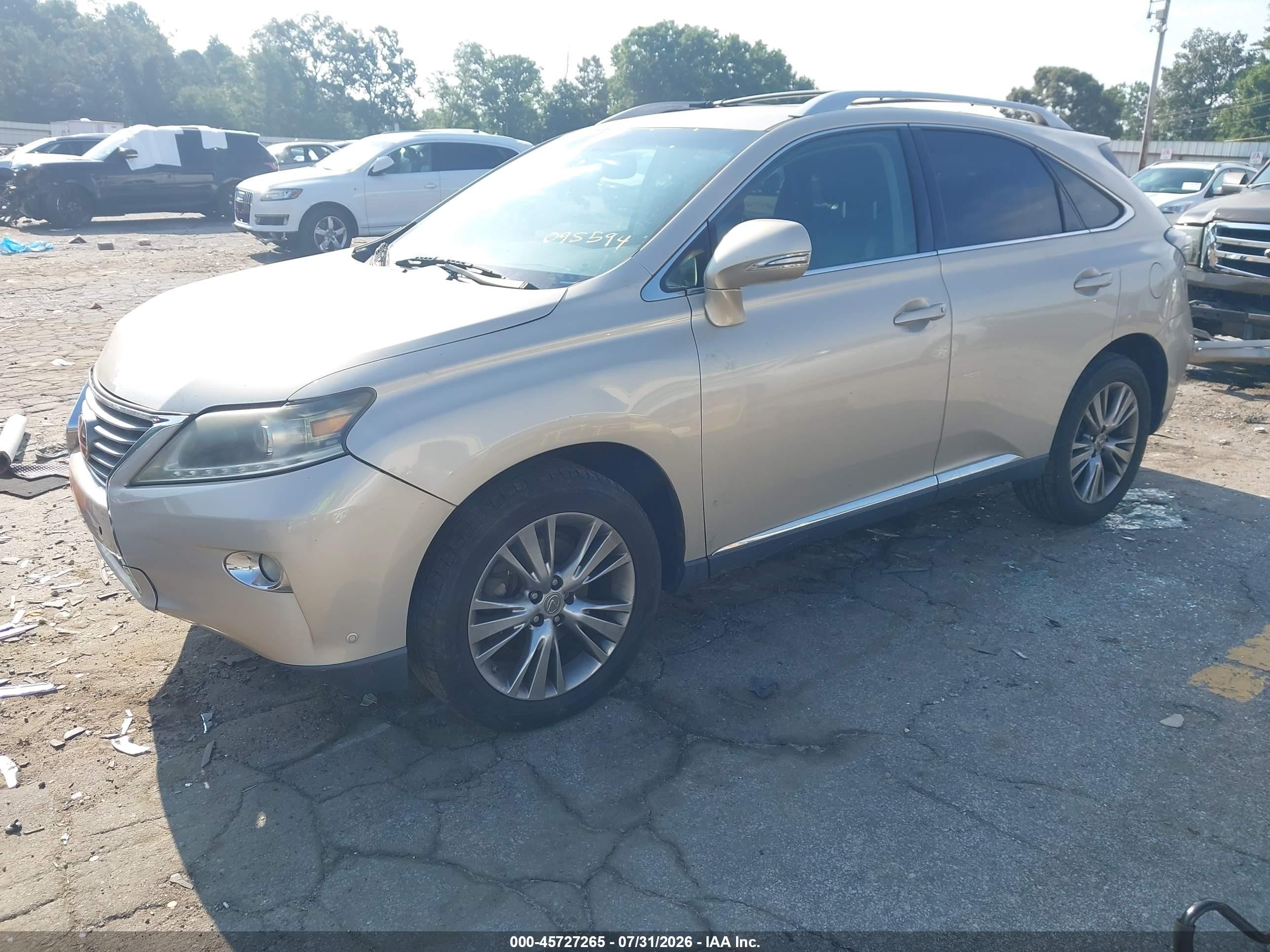 2013 Lexus Rx 350   Желто-коричневый vin: 2T2ZK1BA5DC095594