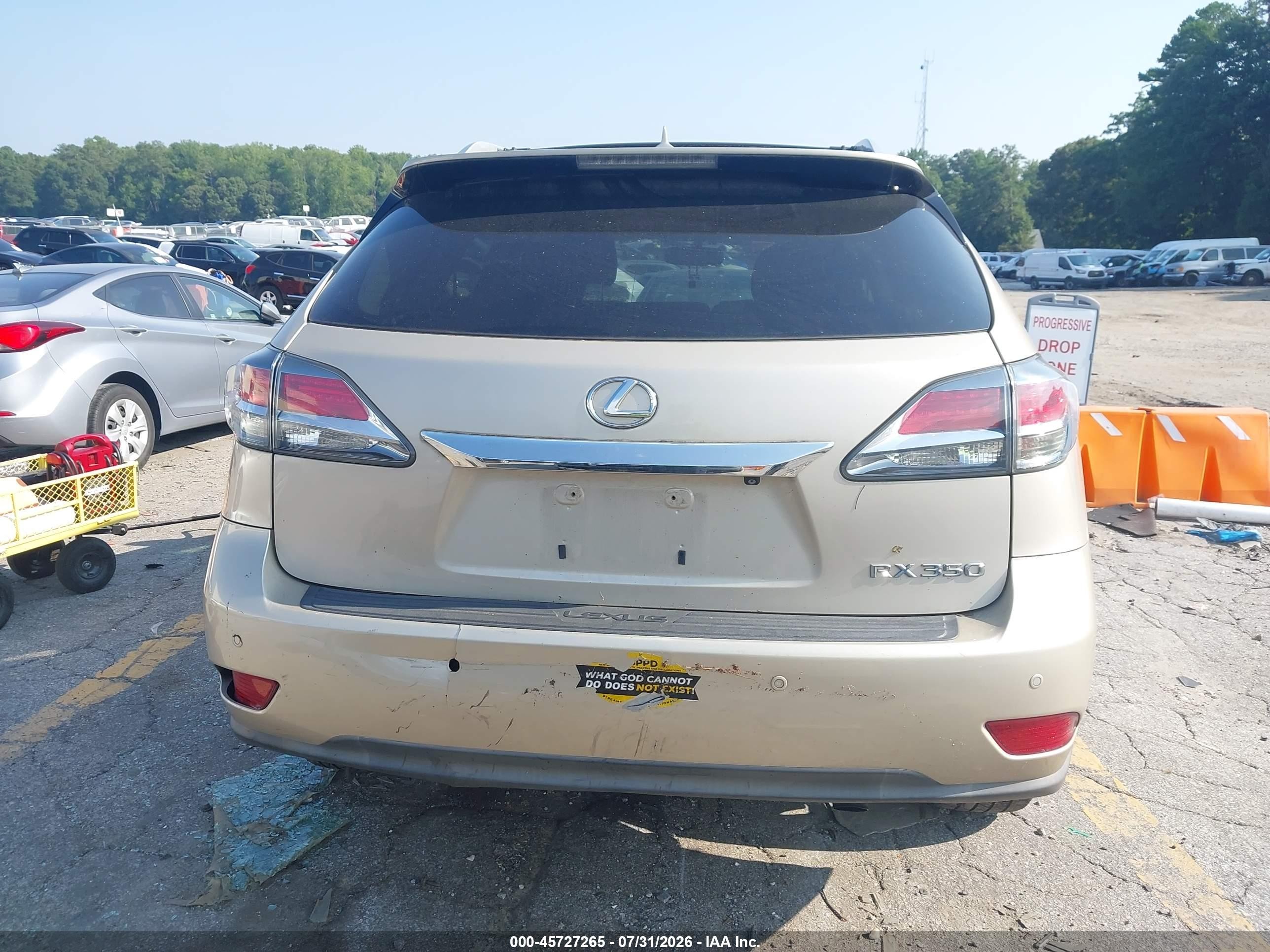 2013 Lexus Rx 350   Желто-коричневый vin: 2T2ZK1BA5DC095594