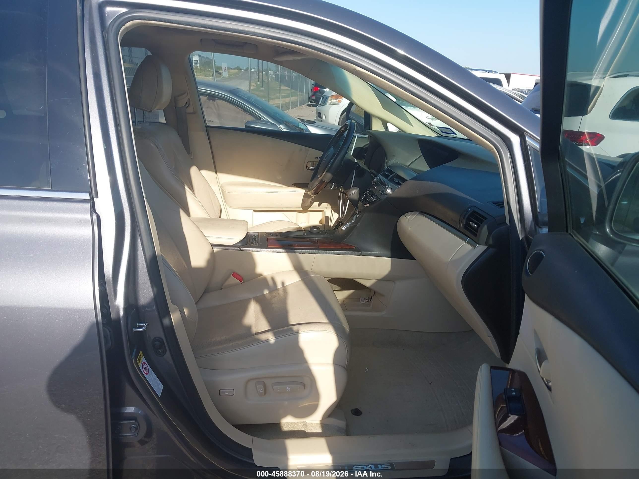 2013 Lexus Rx 350   Gray vin: 2T2ZK1BA5DC099094