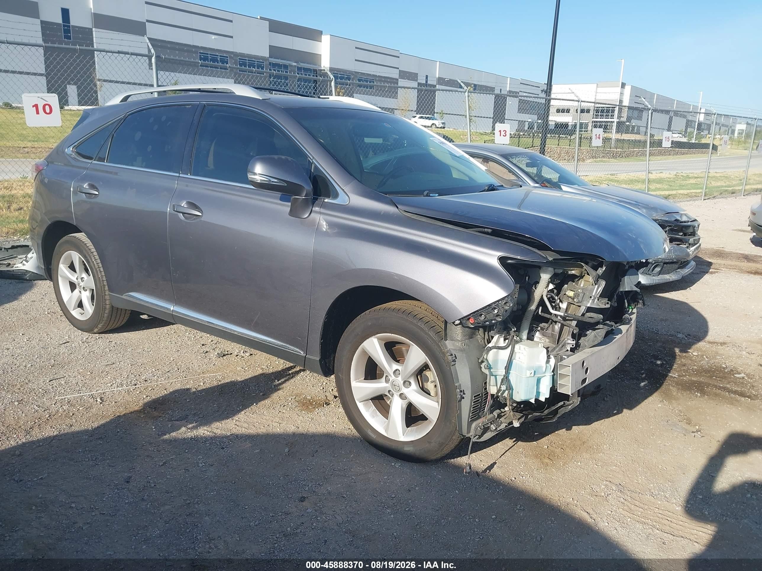 2013 Lexus Rx 350   Gray vin: 2T2ZK1BA5DC099094