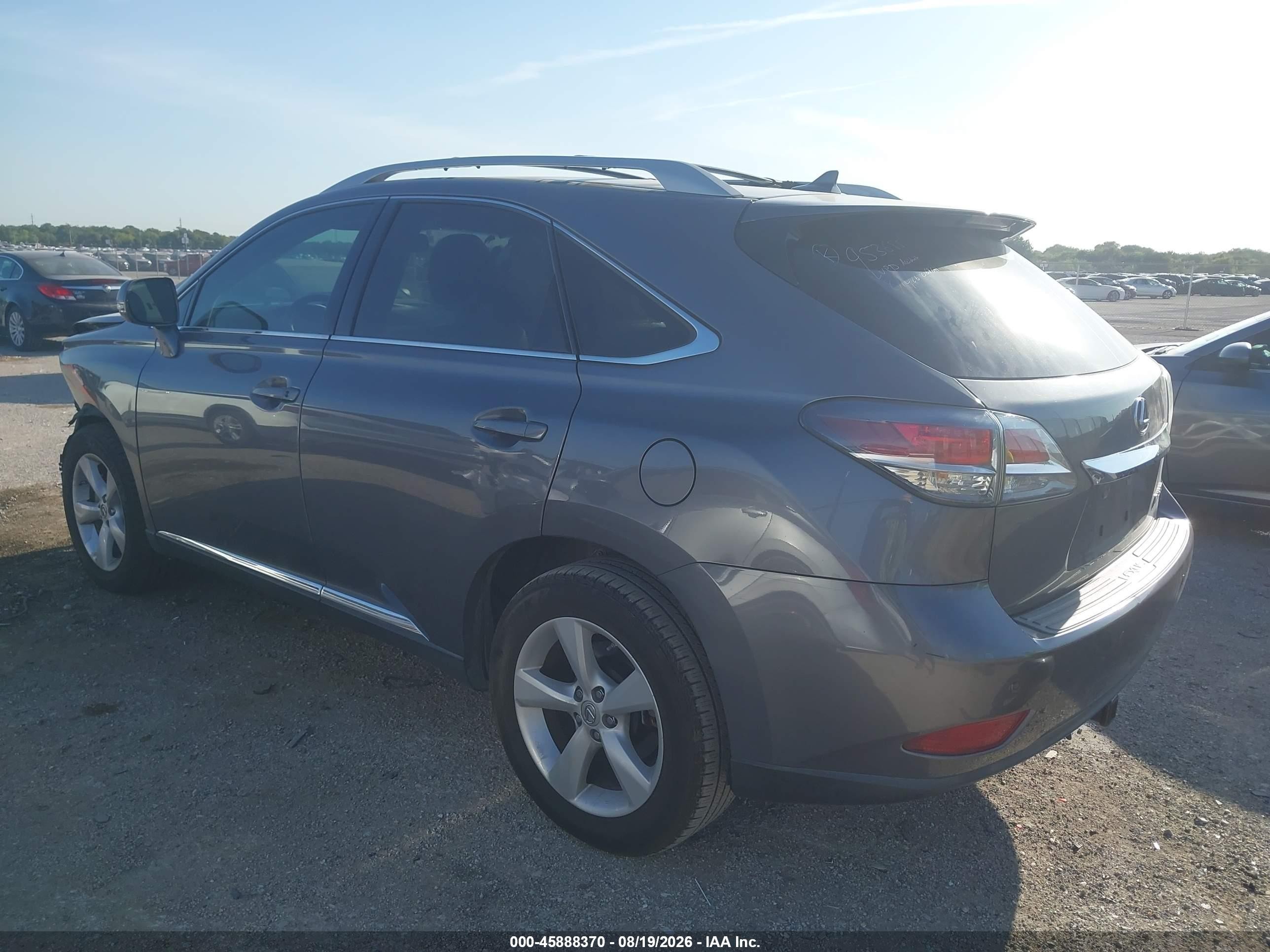 2013 Lexus Rx 350   Gray vin: 2T2ZK1BA5DC099094