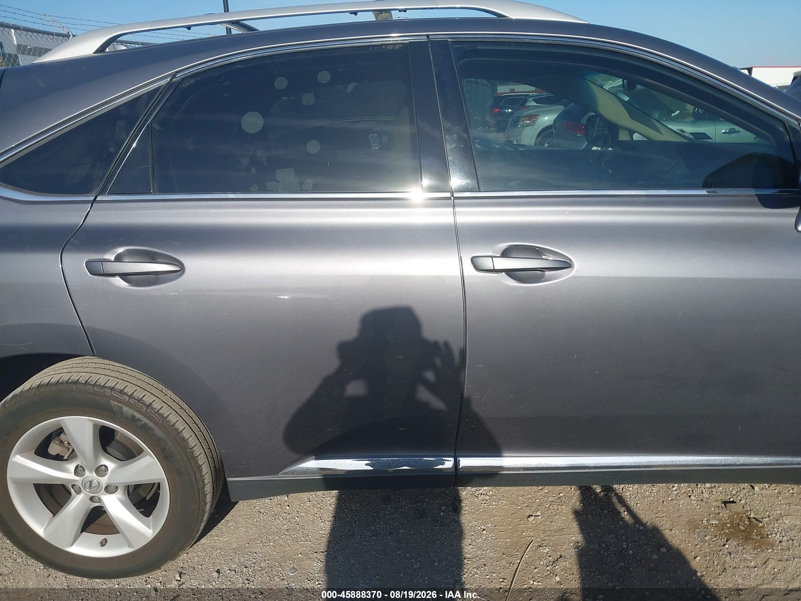 2013 Lexus Rx 350   Gray vin: 2T2ZK1BA5DC099094