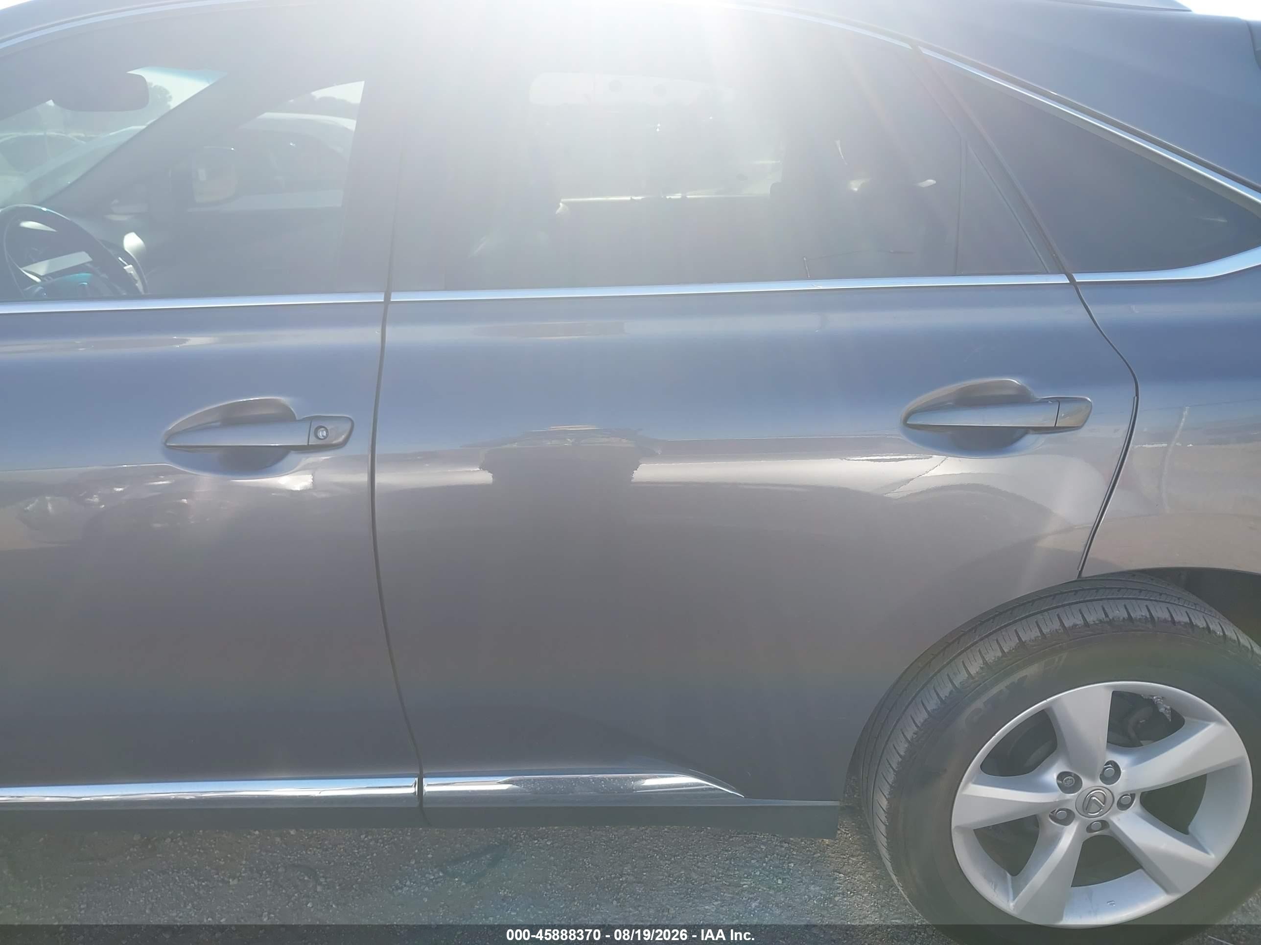 2013 Lexus Rx 350   Gray vin: 2T2ZK1BA5DC099094