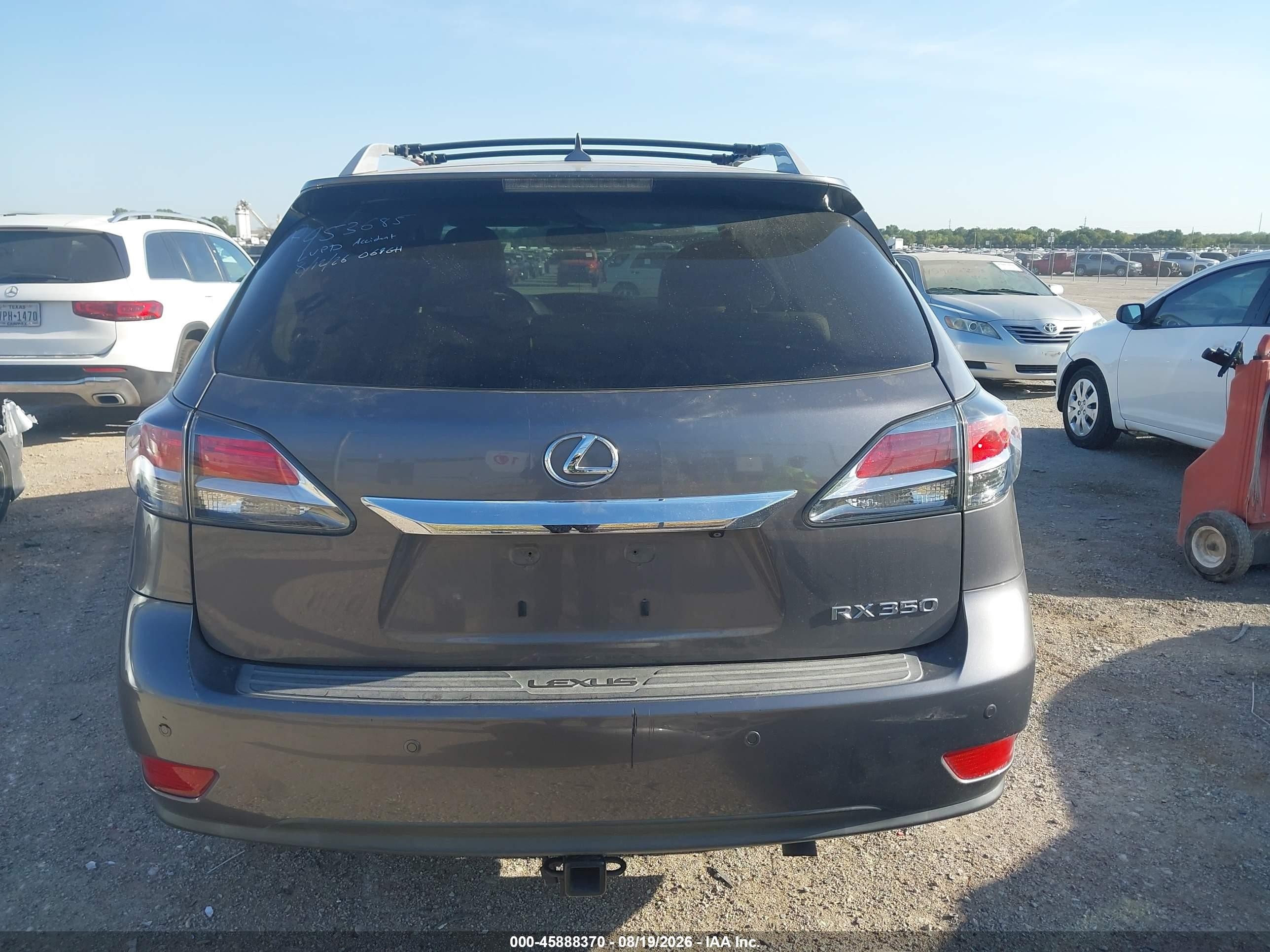 2013 Lexus Rx 350   Gray vin: 2T2ZK1BA5DC099094