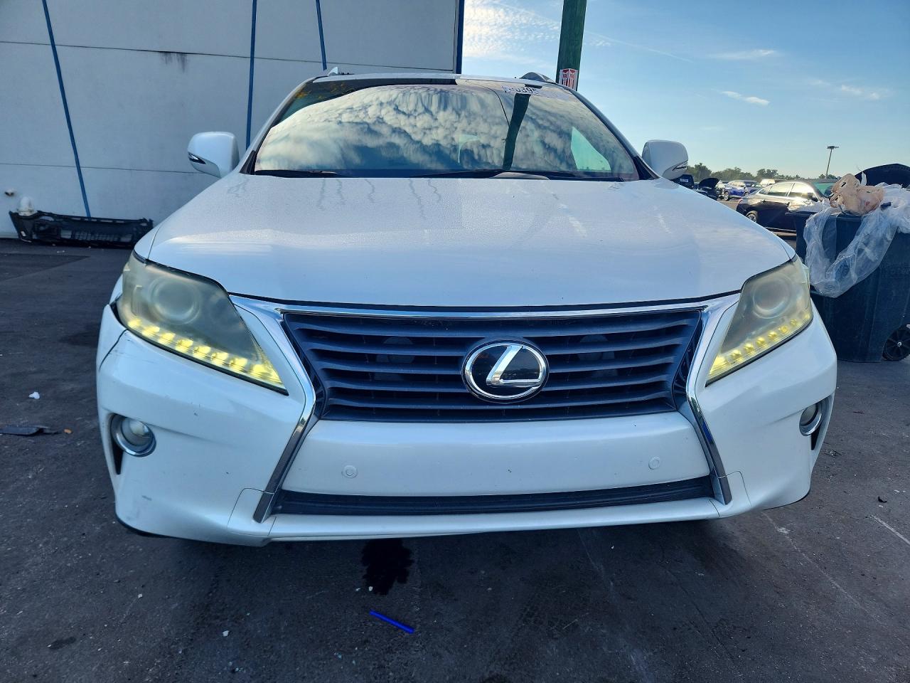 2013 Lexus Rx 350 White vin: 2T2ZK1BA5DC101975