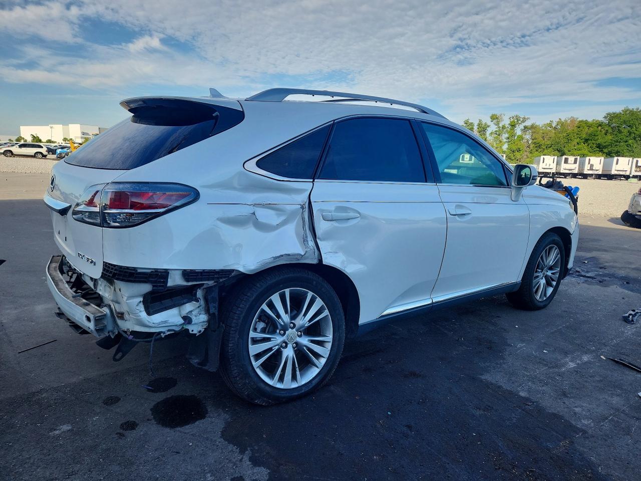 2013 Lexus Rx 350 White vin: 2T2ZK1BA5DC101975
