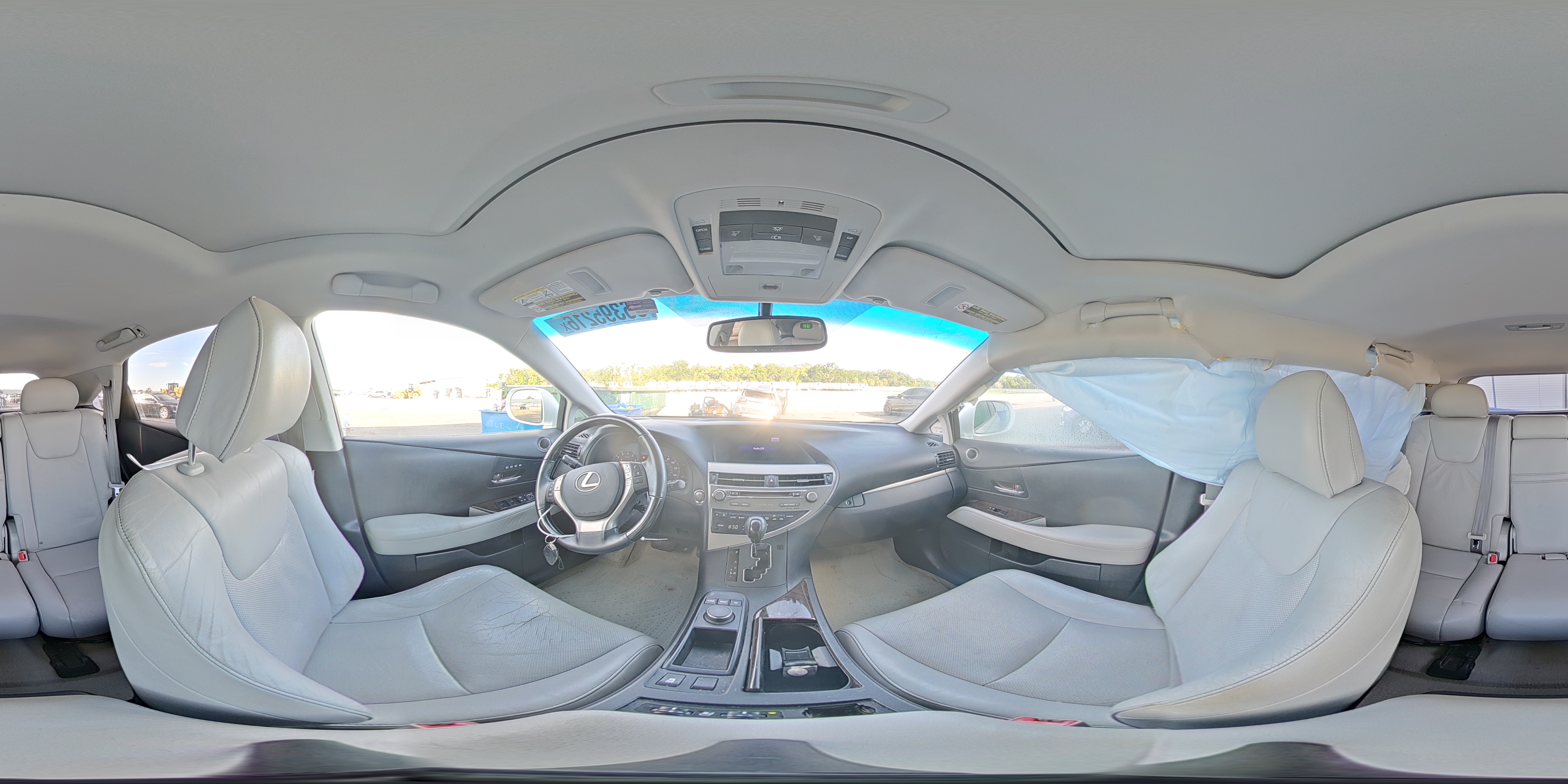 2013 Lexus Rx 350 White vin: 2T2ZK1BA5DC101975
