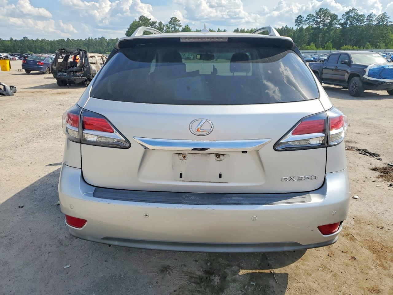 2013 Lexus Rx 350 Silver vin: 2T2ZK1BA5DC103998