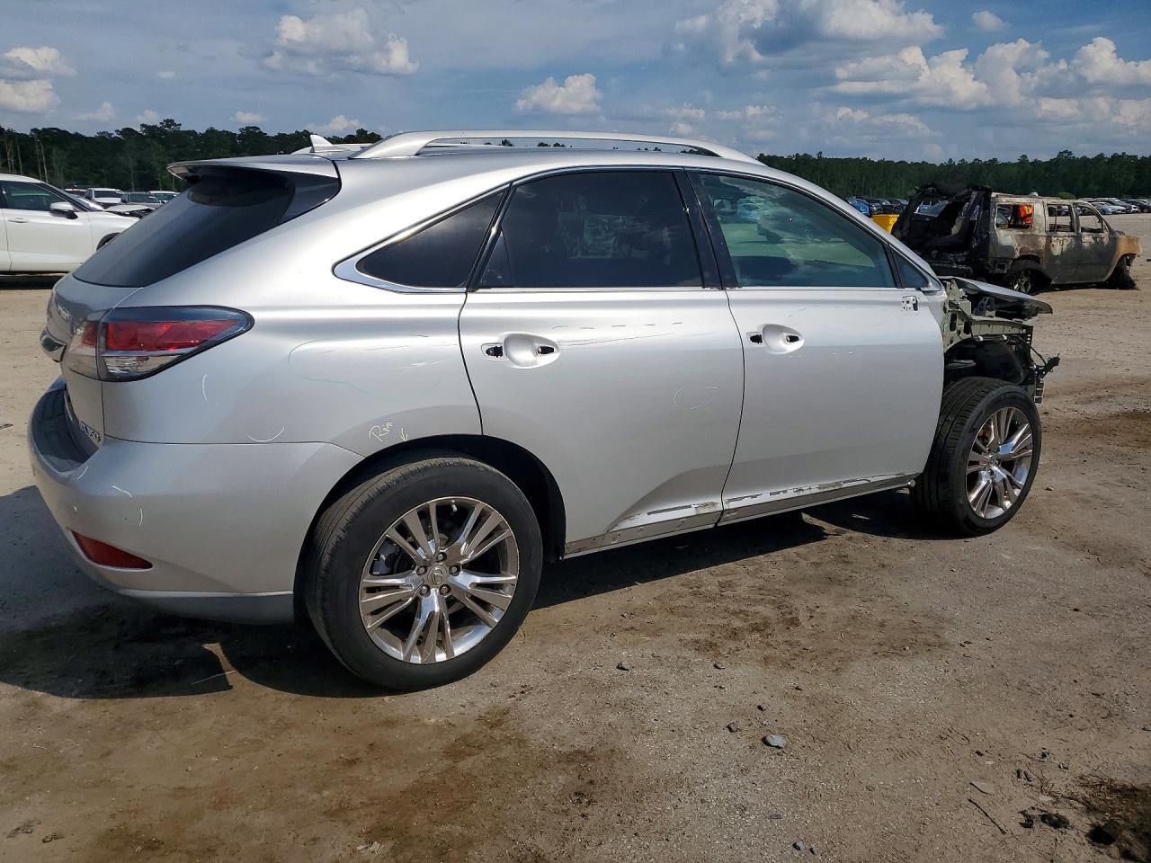 2013 Lexus Rx 350 Silver vin: 2T2ZK1BA5DC103998