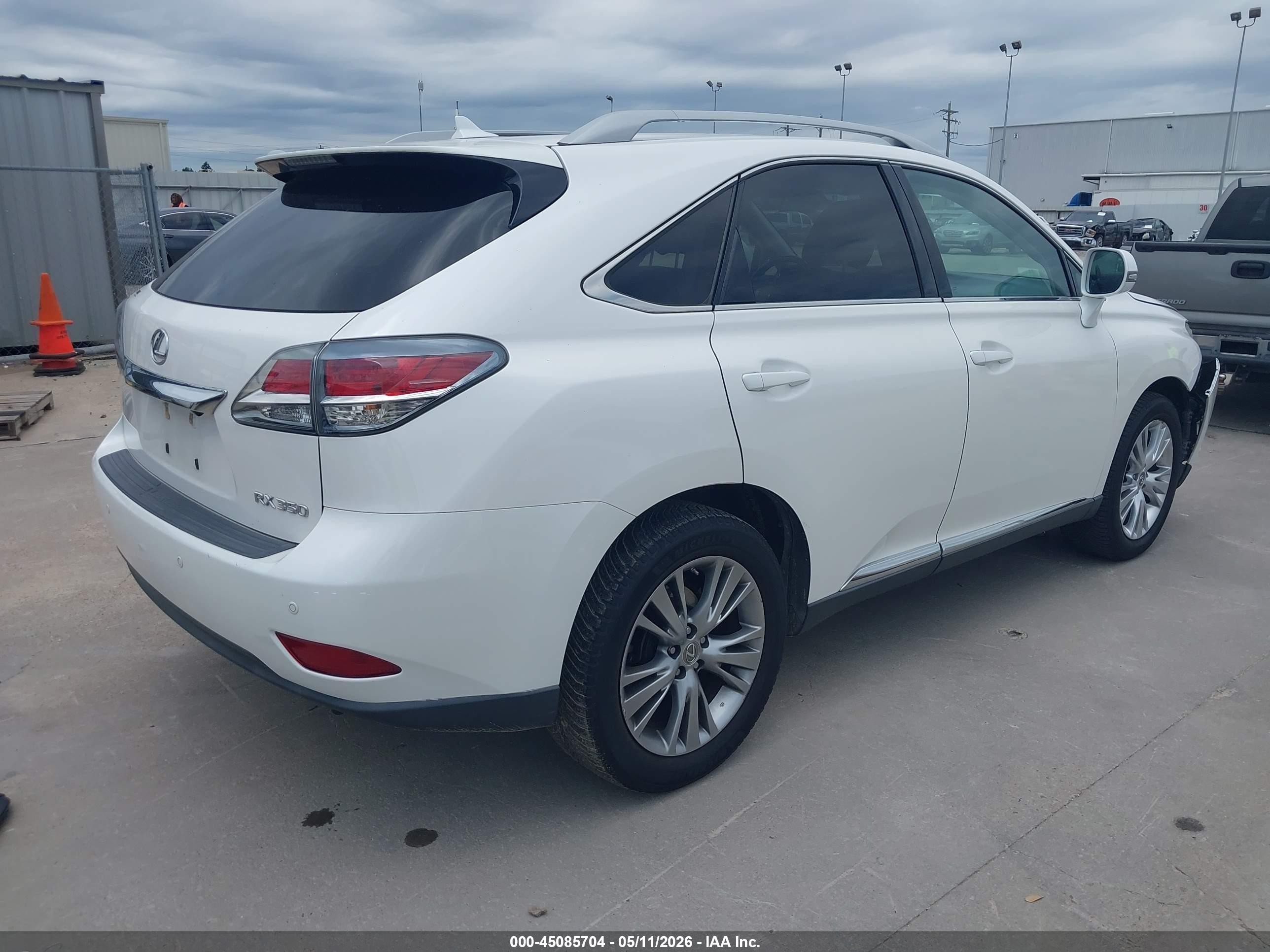 2013 Lexus Rx 350   White vin: 2T2ZK1BA5DC108201