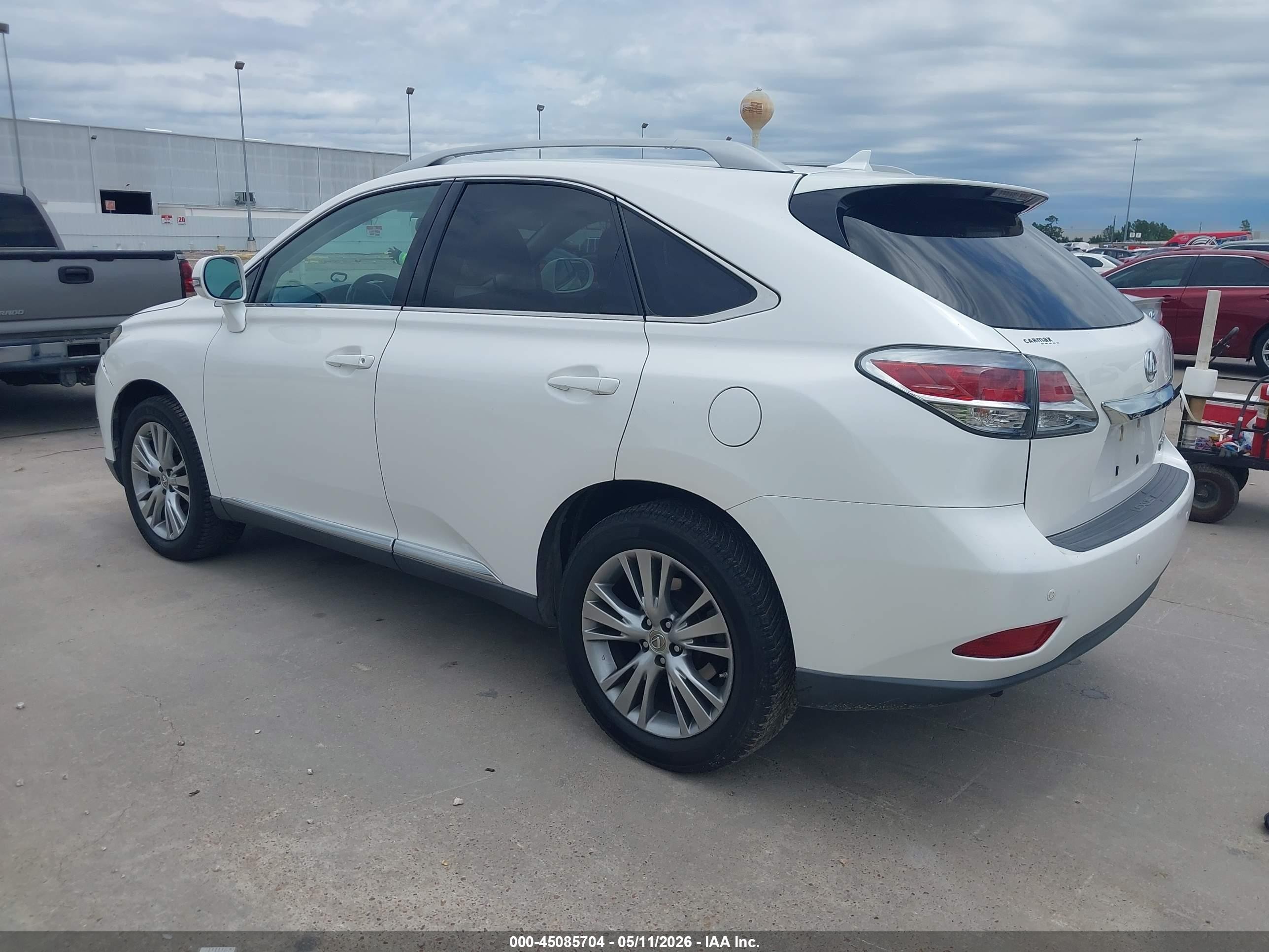 2013 Lexus Rx 350   White vin: 2T2ZK1BA5DC108201