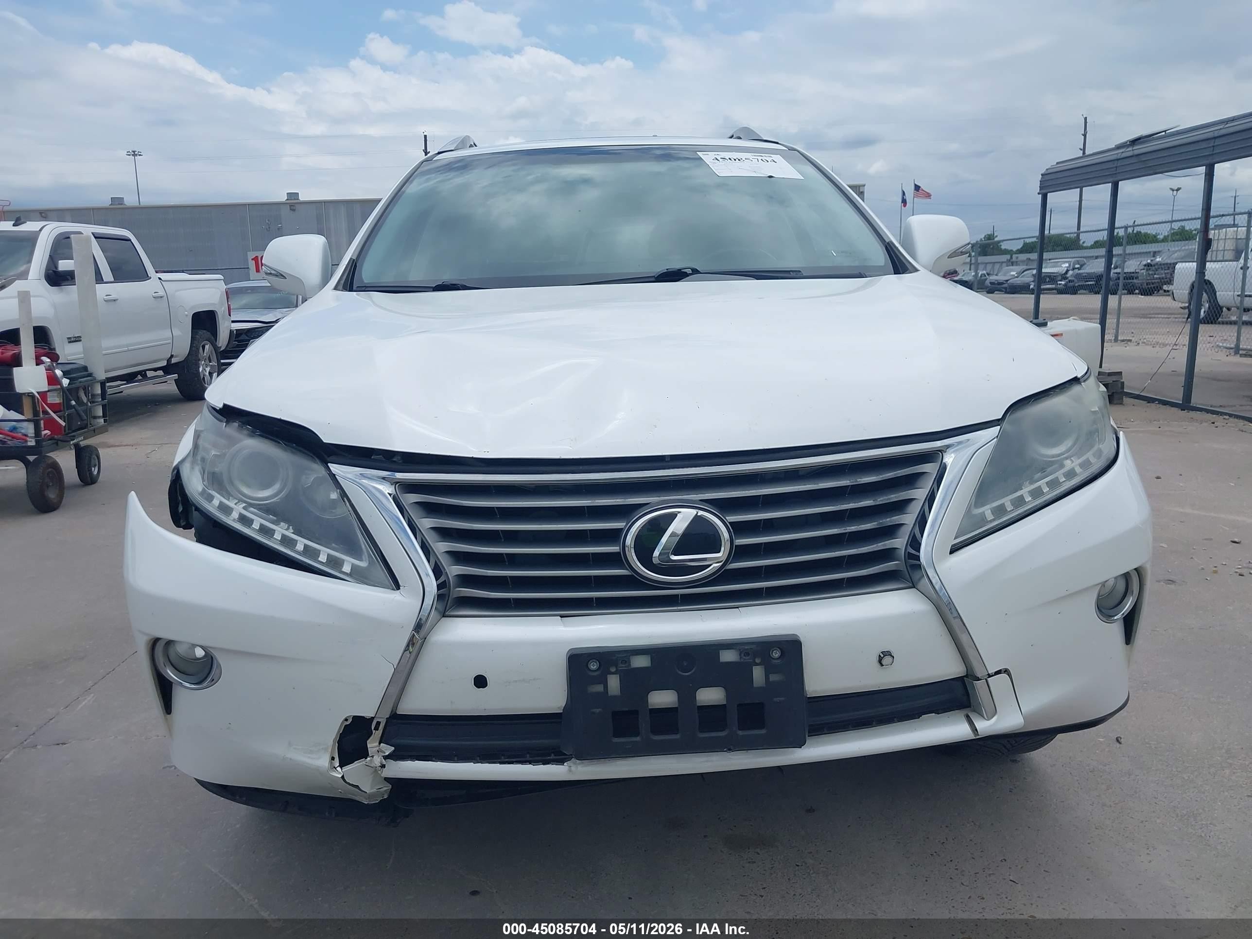 2013 Lexus Rx 350   White vin: 2T2ZK1BA5DC108201