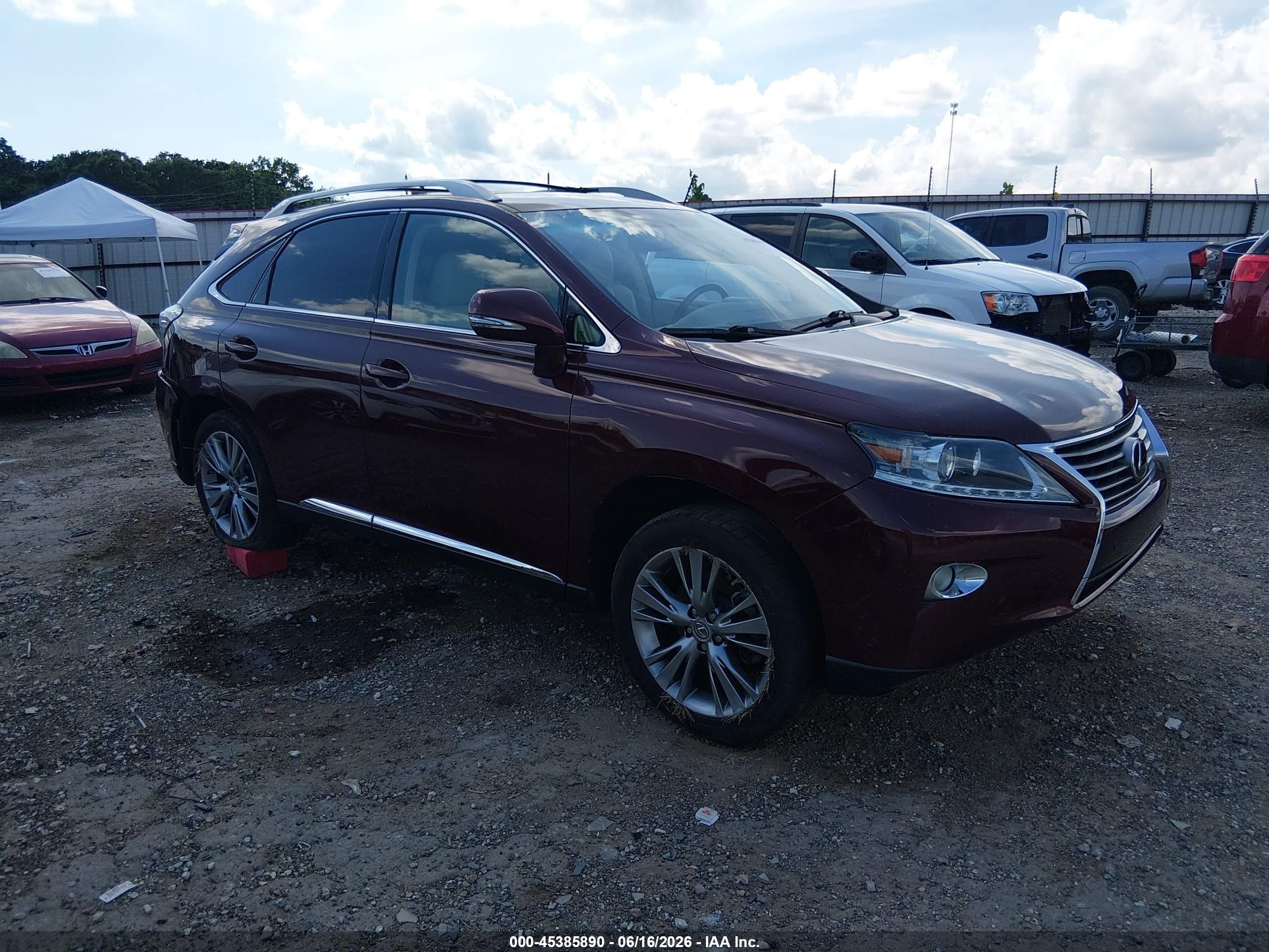 2013 Lexus Rx 350   Бордовый vin: 2T2ZK1BA5DC109784