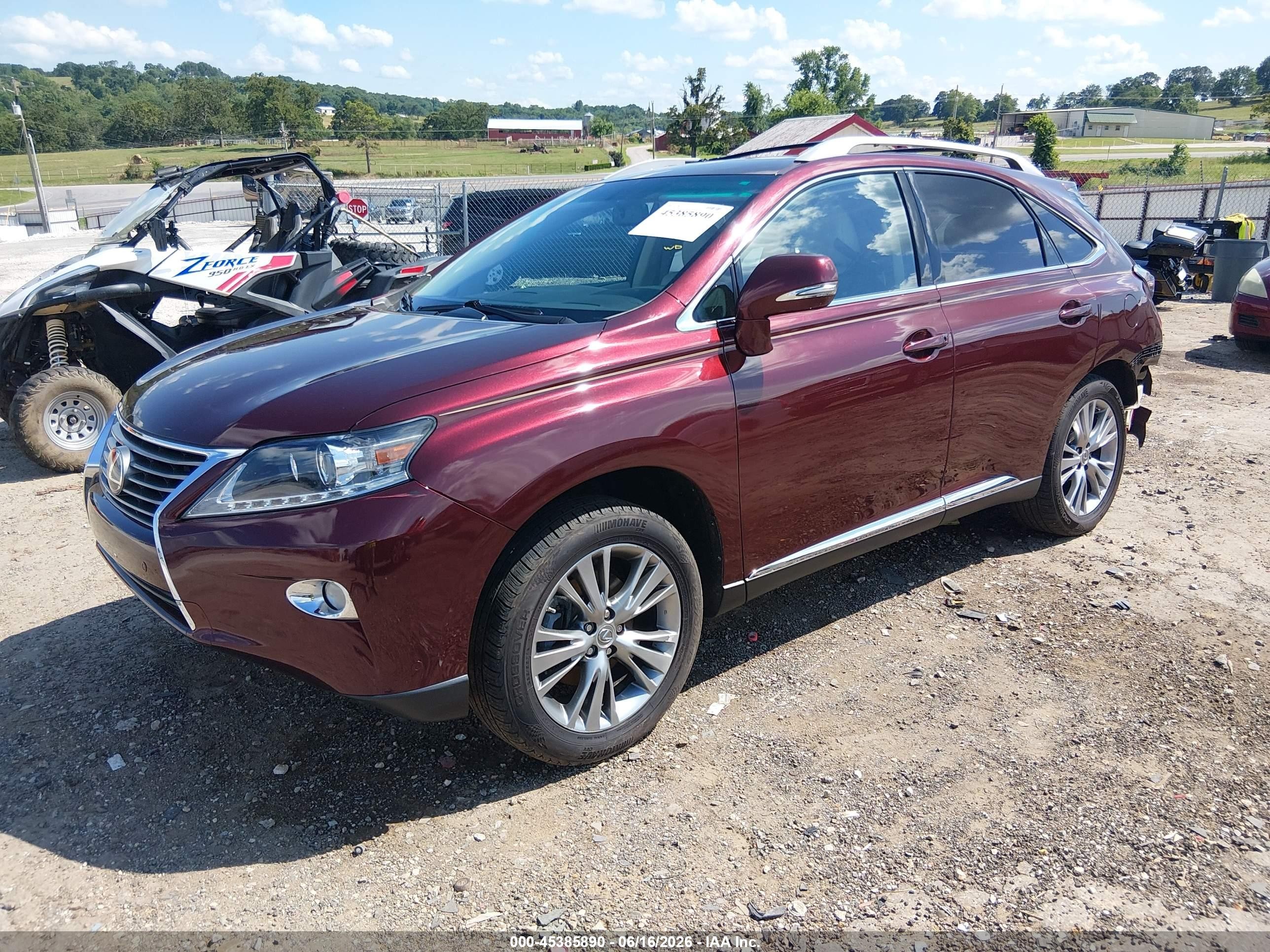 2013 Lexus Rx 350   Бордовый vin: 2T2ZK1BA5DC109784