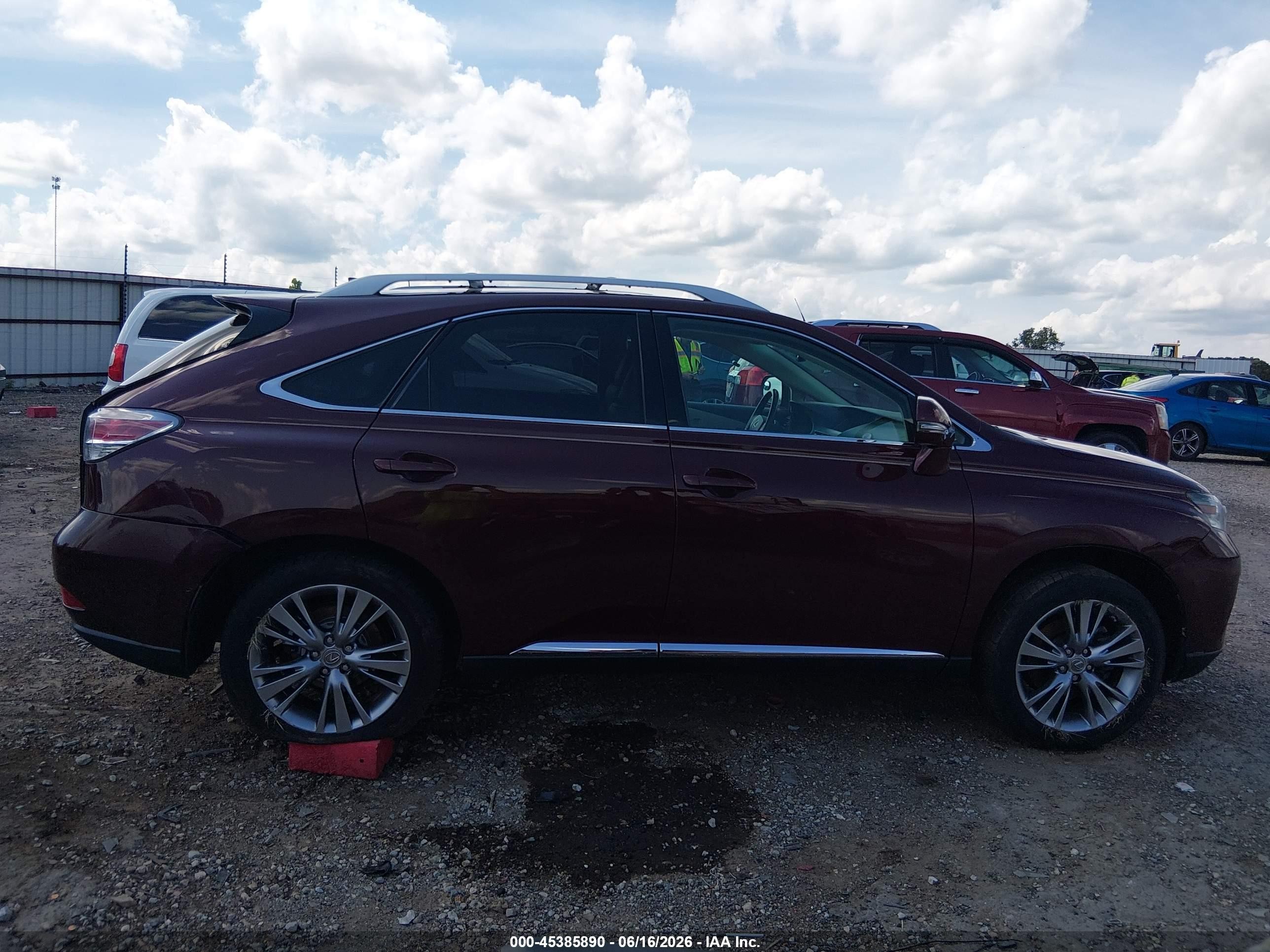 2013 Lexus Rx 350   Бордовый vin: 2T2ZK1BA5DC109784