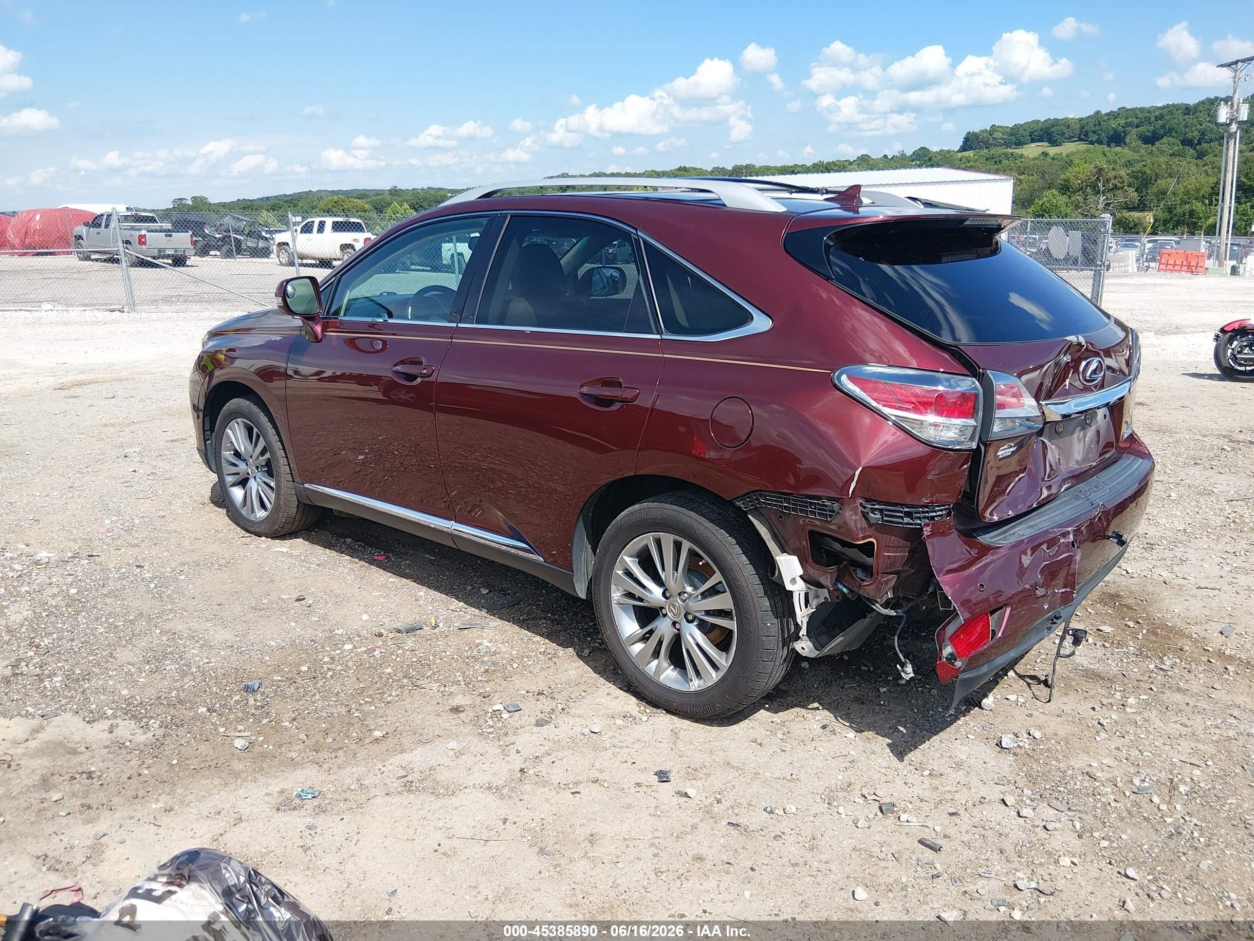 2013 Lexus Rx 350   Бордовый vin: 2T2ZK1BA5DC109784