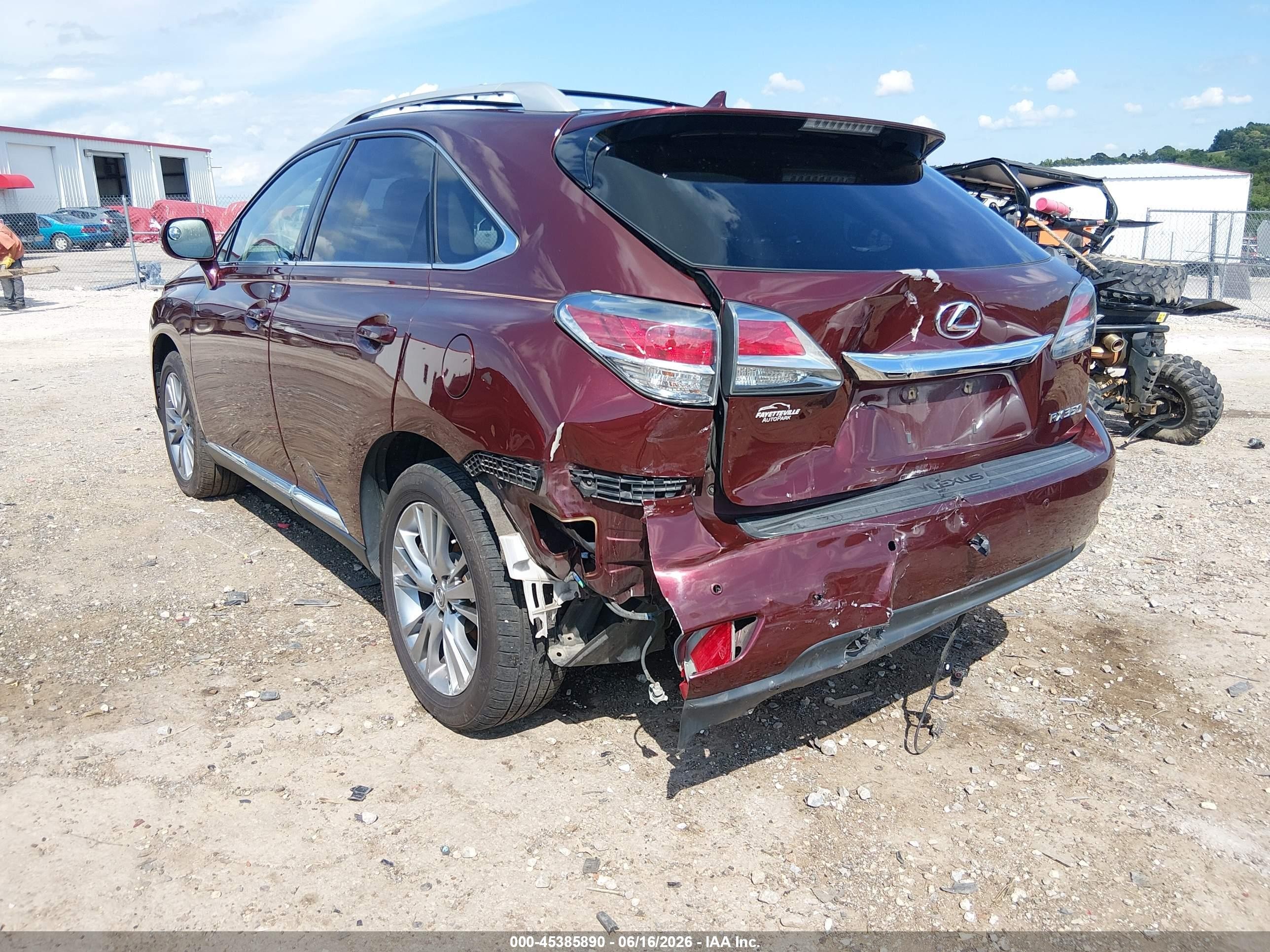 2013 Lexus Rx 350   Бордовый vin: 2T2ZK1BA5DC109784
